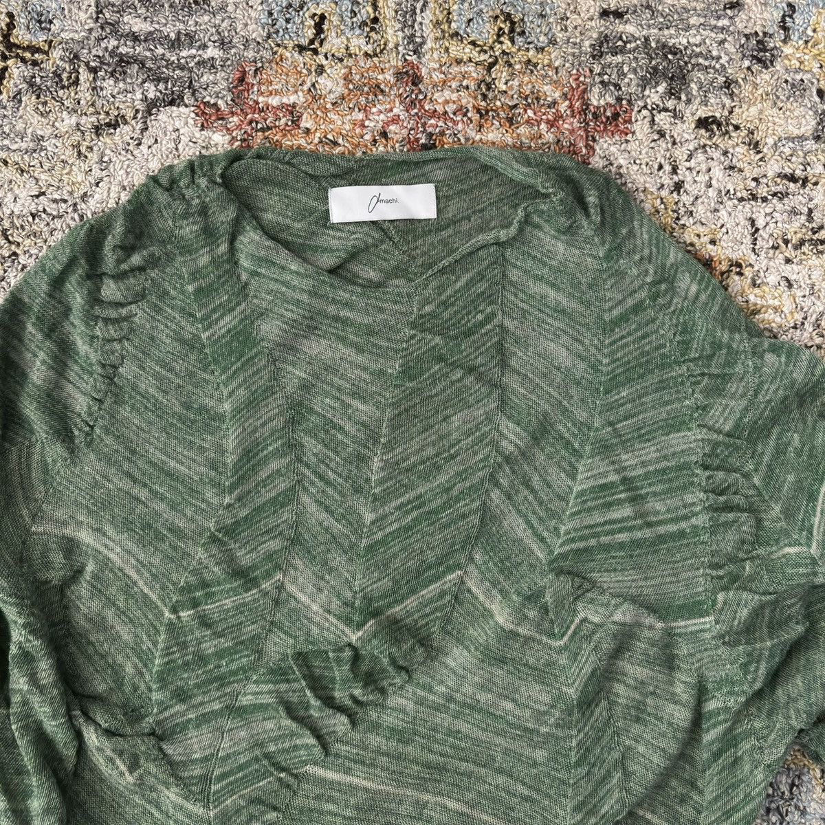 Kapital Amachi wool heathered ruched sweater heather organic Japan Size US S / EU 44-46 / 1 - 2 Thumbnail