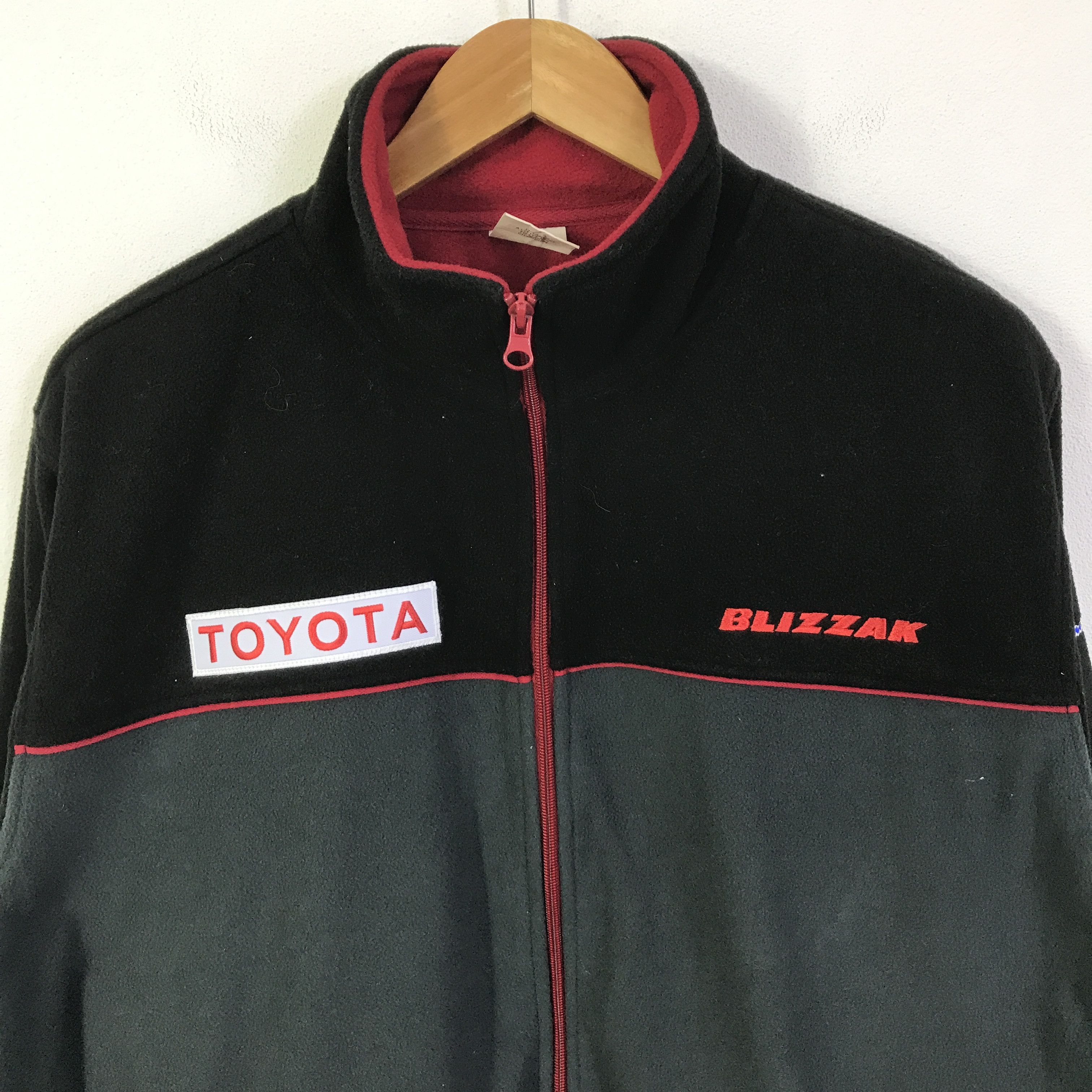 Champion Vintage Toyota X Bridgestone Fleece Jacket K101B16 Size US XL / EU 56 / 4 - 2 Thumbnail