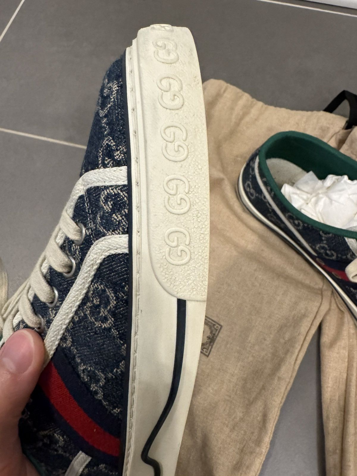 Gucci Gucci Tennis shoes 1977 Size US 9 / EU 42 - 13 Thumbnail