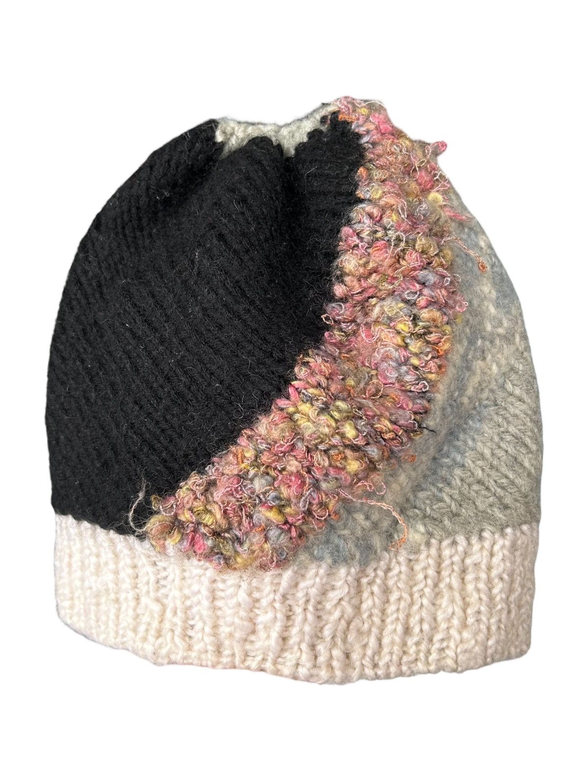 Japanese Brand × Kapital × Vintage Crochet Knitted Handmade Custom Rare Beanie Hats ☠️☠️ Size ONE SIZE - 1 Thumbnail