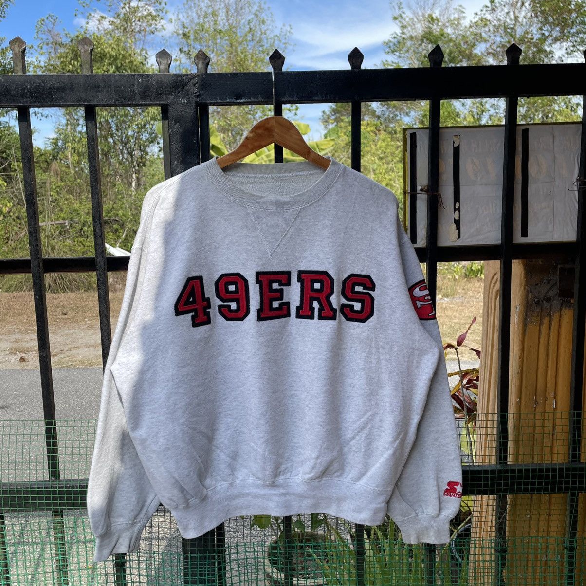 Starter 🔥Vintage 90s San Francisco 49ers Big Logo Boxy Sweatshirts Size US M / EU 48-50 / 2 - 1 Thumbnail