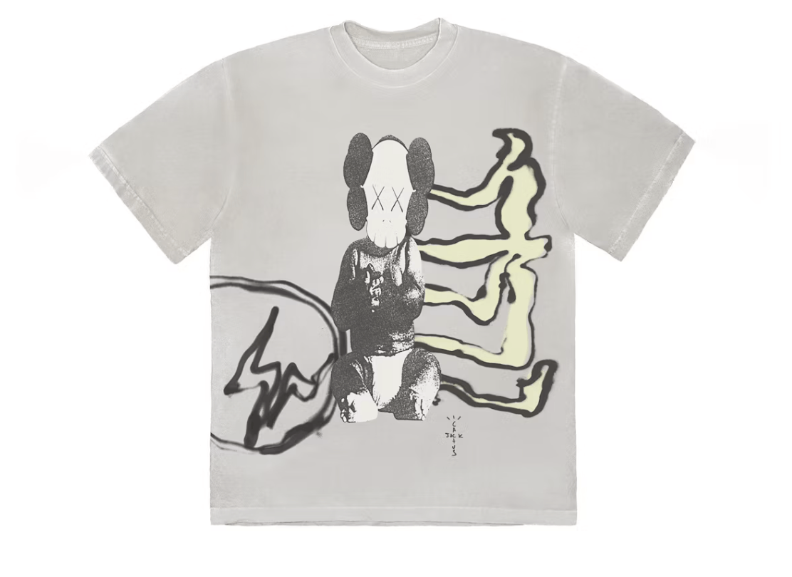 Fragment Design × Kaws × Travis Scott Travis Scott Cactus Jack + Kaws For Fragment Tee Size US M / EU 48-50 / 2 - 1 Thumbnail