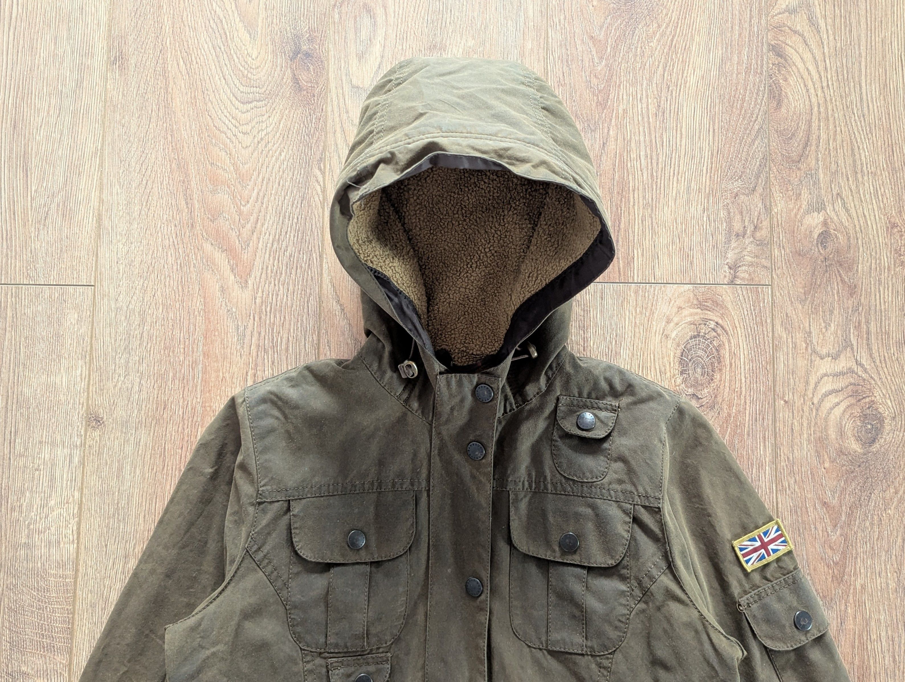 Barbour Barbour Winter Force Parka Wax Hooded Jacket Size Girls XL Size XL / US 12-14 / IT 48-50 - 2 Thumbnail