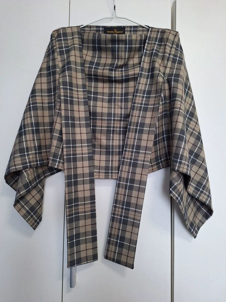 Other Vivienne Westwood Classic plaid shawl coat Size S / US 4 / IT 40 - 1 Thumbnail