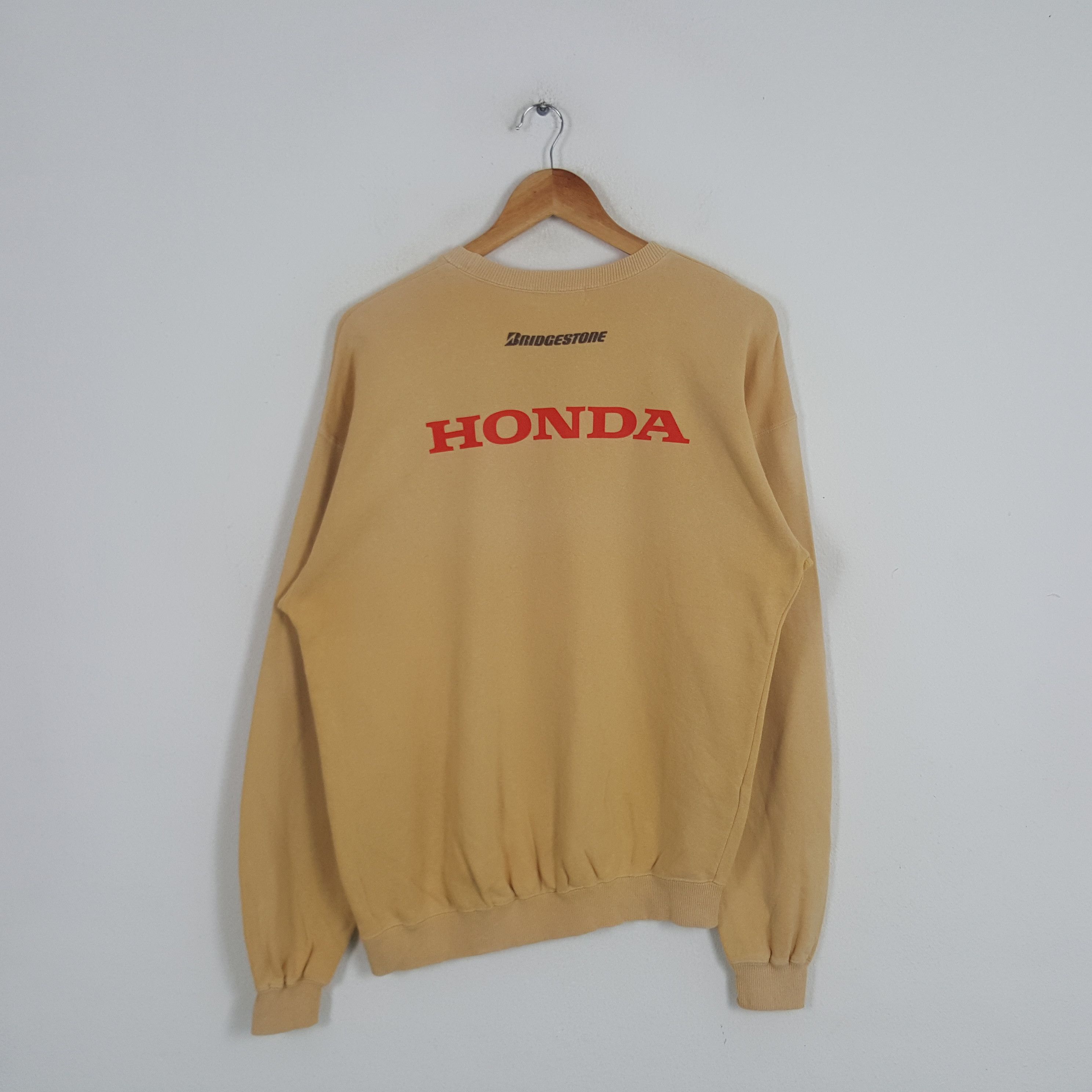 Honda × Vintage Vintage Honda Bridgestone Motorsports Sweatshirt Size US M / EU 48-50 / 2 - 1 Thumbnail