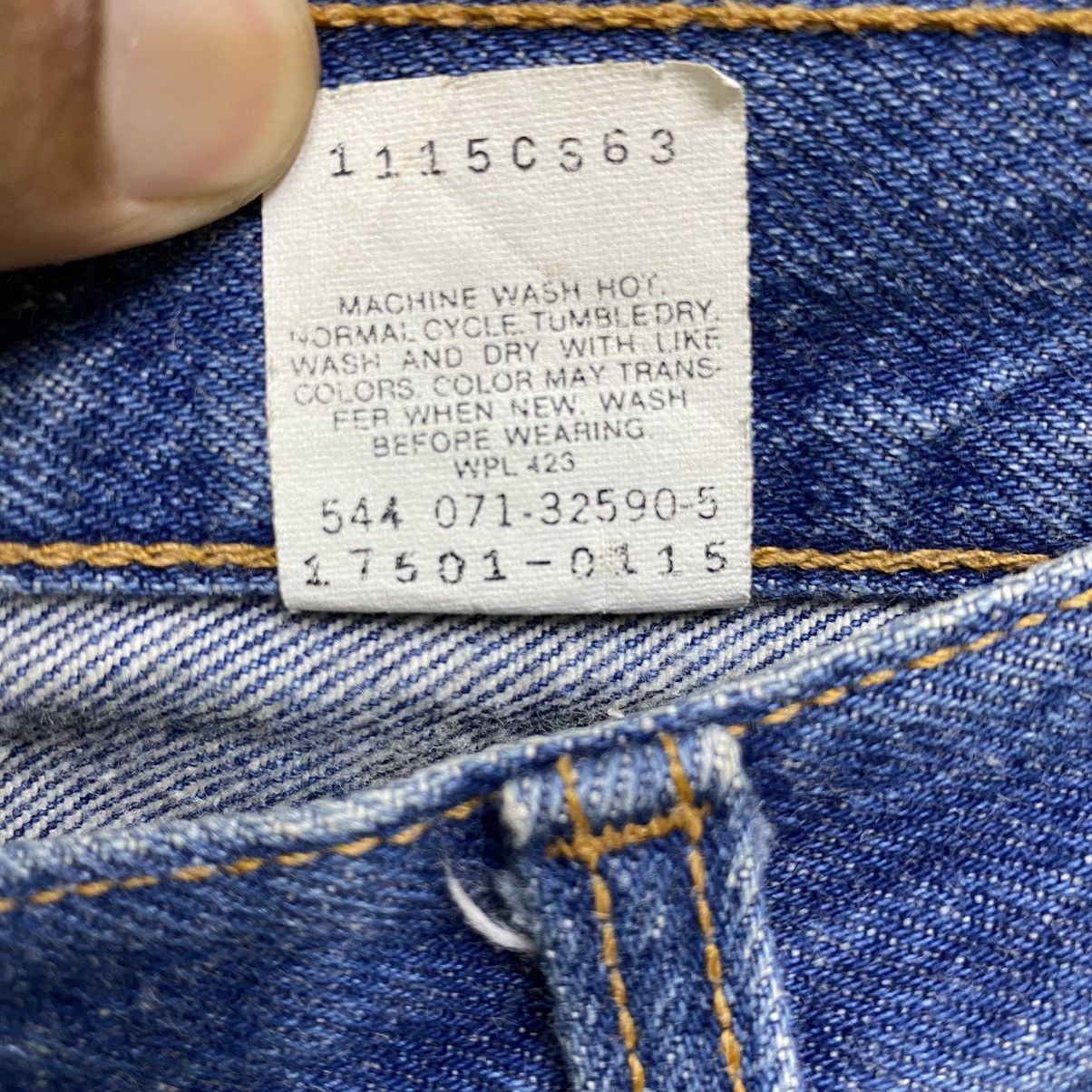 Levi's Vintage 90s Levi's 501 High Rise Tapered Leg 17501 Women's Size 30" / US 8 / IT 44 - 10 Thumbnail