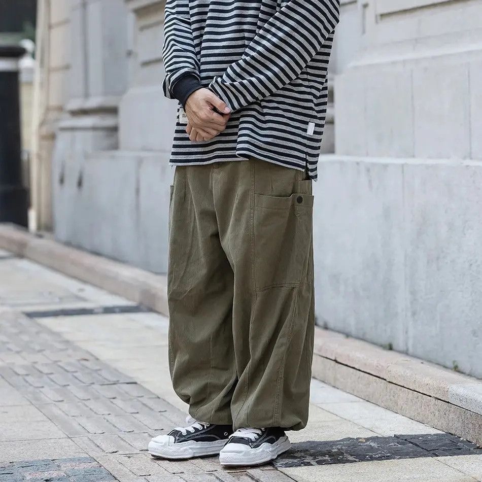 Japanese Brand × Vintage Outdoor faded baggy cargo pants Size US 32 / EU 48 - 1 Thumbnail