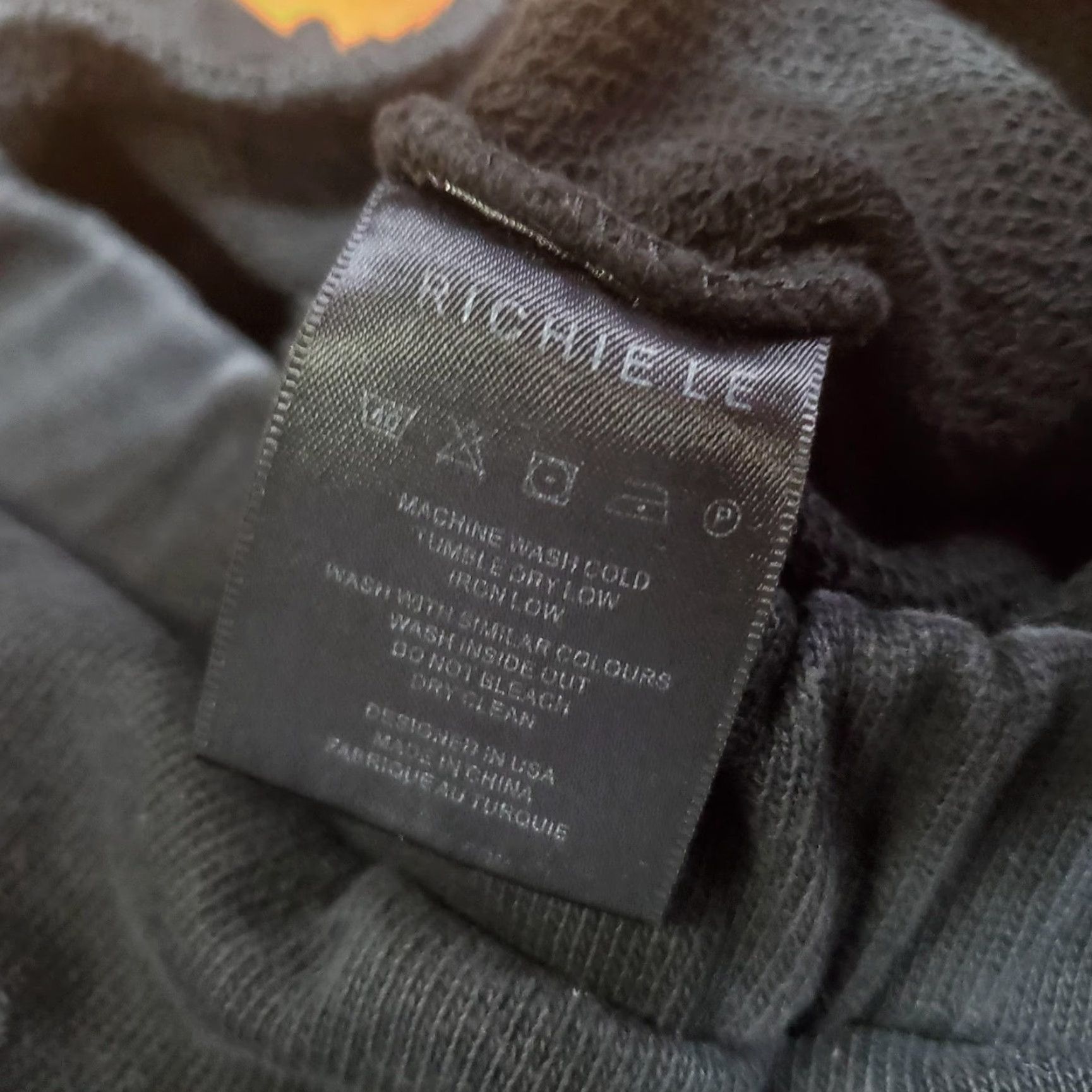 Vintage Richie Le Mens Medium Black Joggers Tapered Elastic Waist Pockets Knit Sweatpants Casual Size US 31 - 5 Thumbnail