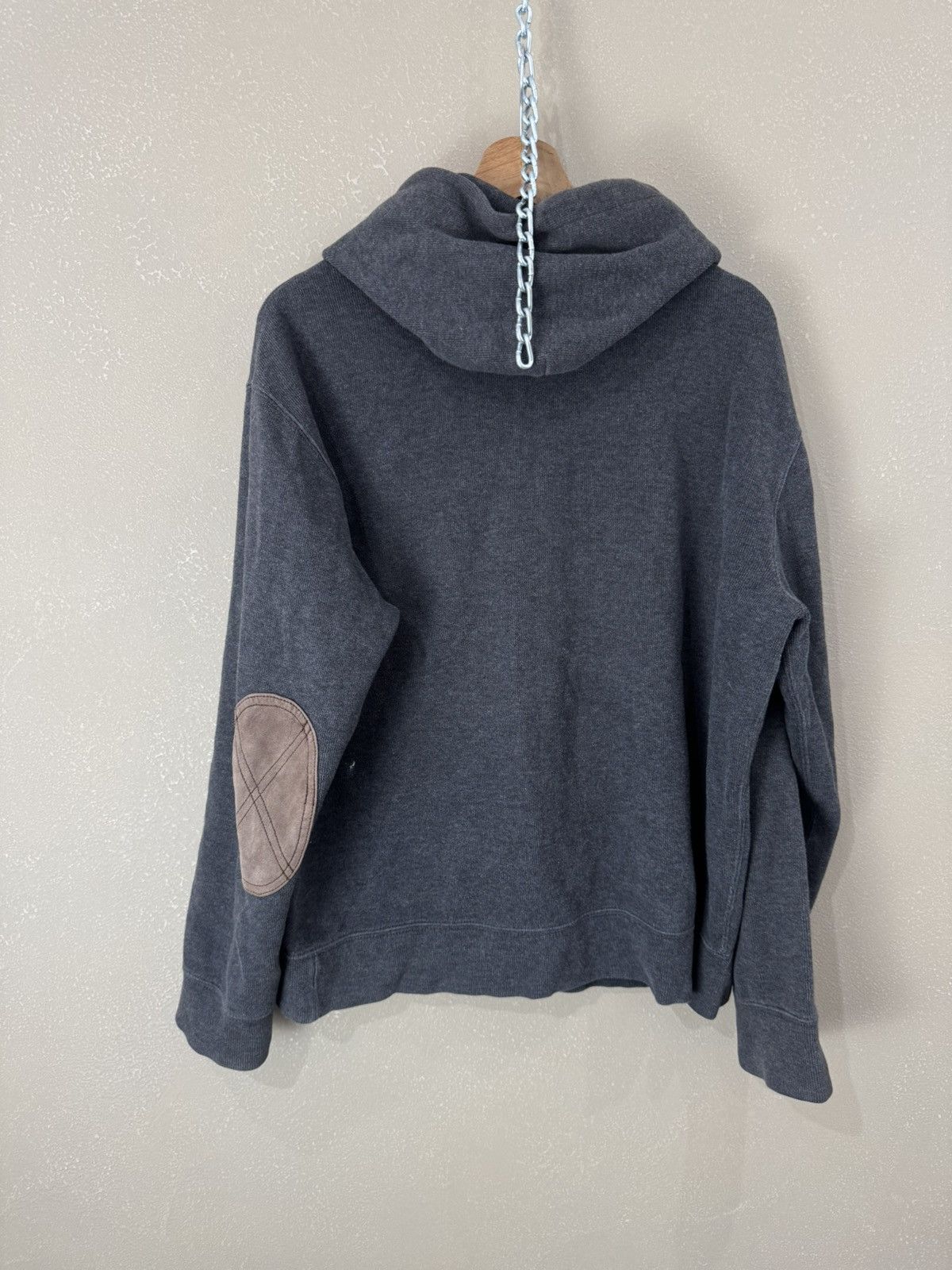 Polo Ralph Lauren Vintage Polo Ralph Lauren Rope Knit Logo Zip Sweater Hoodie Size US L / EU 52-54 / 3 - 2 Thumbnail