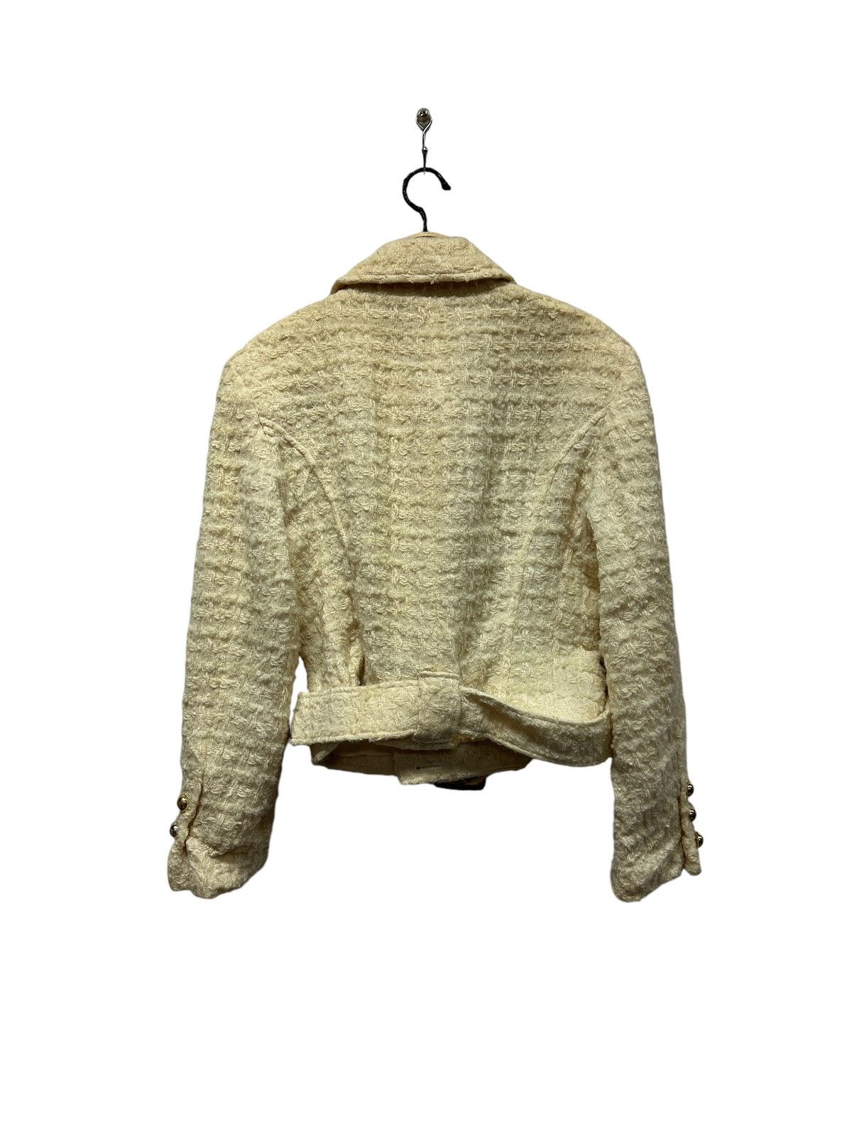 Hysteric Glamour 💥Vintage hysterics glamour tweed jacket with belts Size S / US 4 / IT 40 - 14 Thumbnail