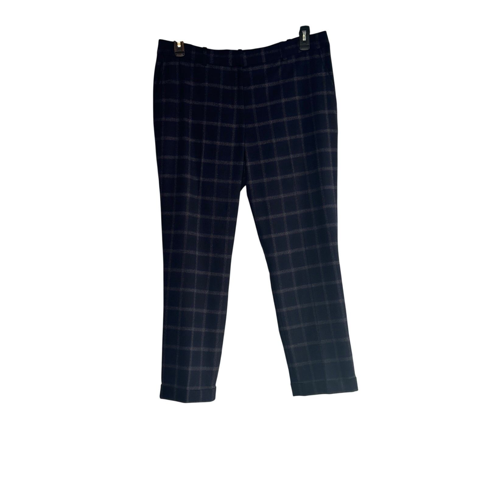 Elie Tahari Tahari purple cream plaid pants size 12 Size 34" / US 12 / IT 48 - 11 Thumbnail