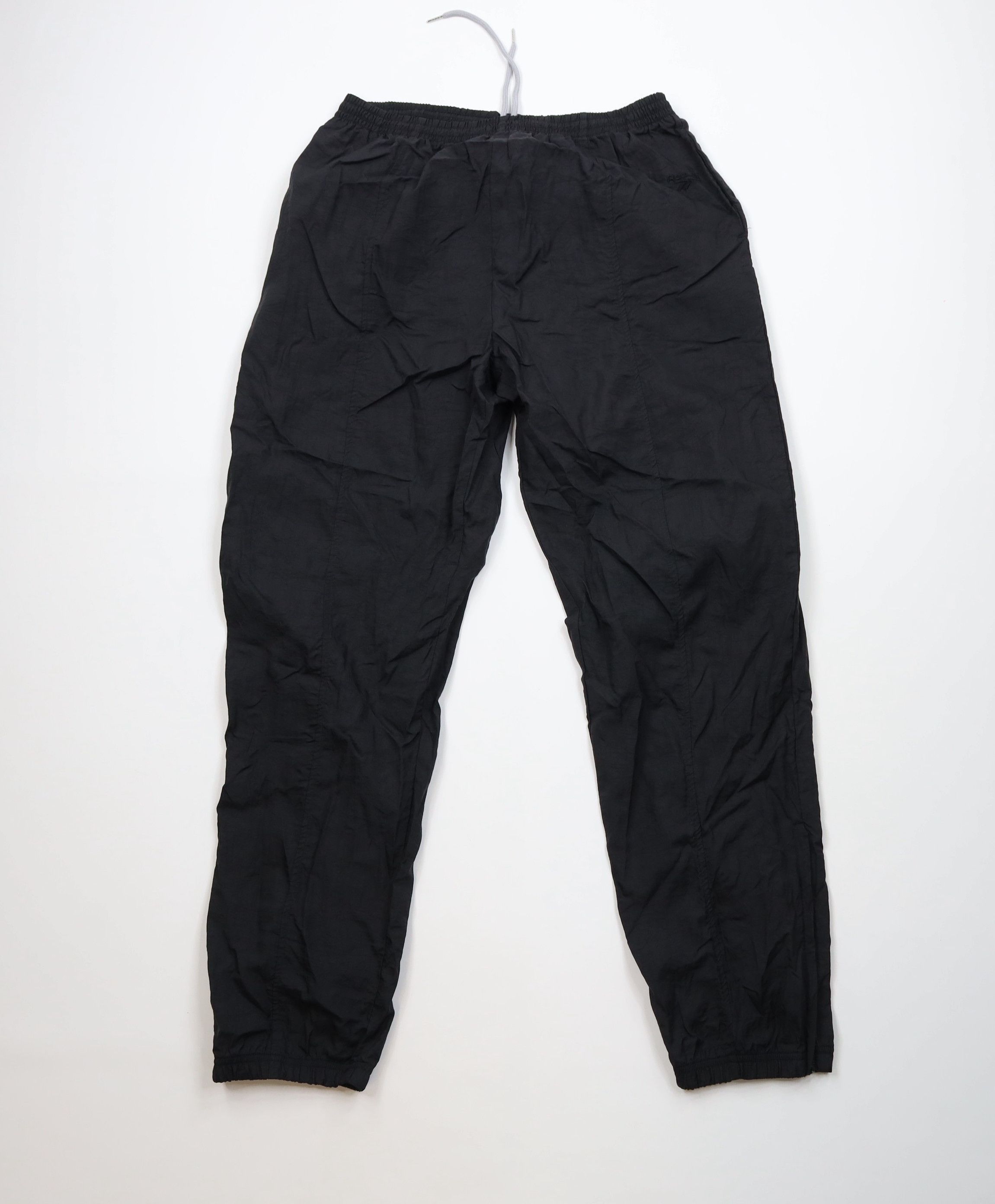 Reebok Vintage 90s Reebok Windbreaker Joggers Pants Black Nylon Size US 38 / EU 54 - 1 Thumbnail