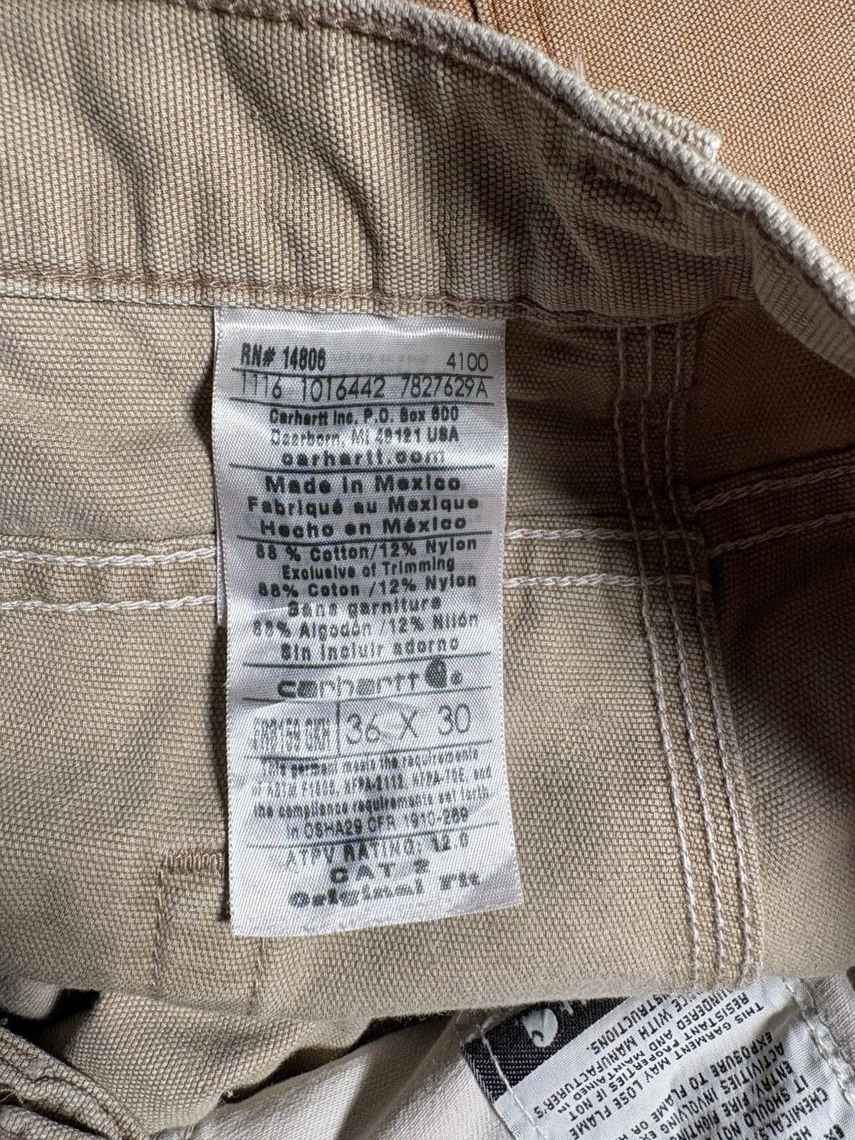 Carhartt Carhartt FR Rugged Flex Canvas Work Pants CAT 2 / NFPA 2112 Size US 36 / EU 52 - 9 Thumbnail