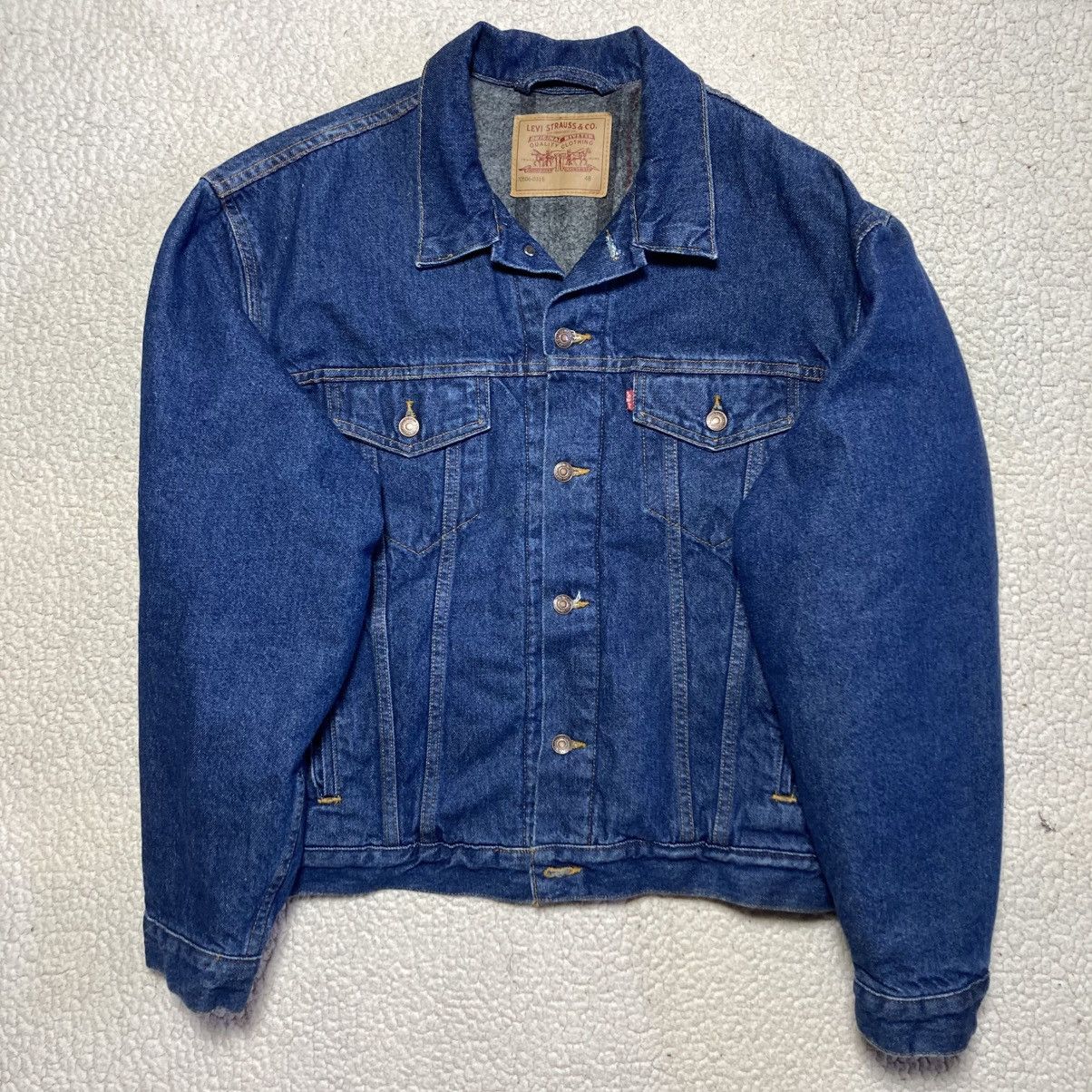Levi's Vintage Clothing Vintage Levis Trucker Jacket Size US XXL / EU 58 / 5 - 1 Thumbnail