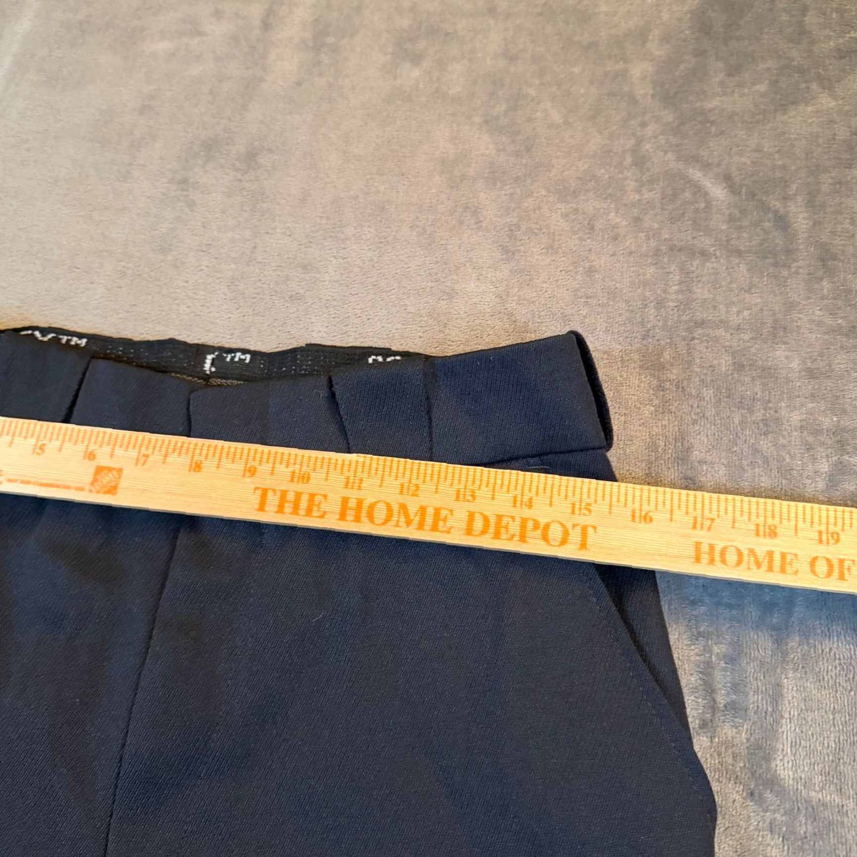 Vintage Horace Small Mens Navy Blue Uniform Trousers Flex Waist Work Pants 32x29 HS21377 Size US 32 / EU 48 - 6 Thumbnail