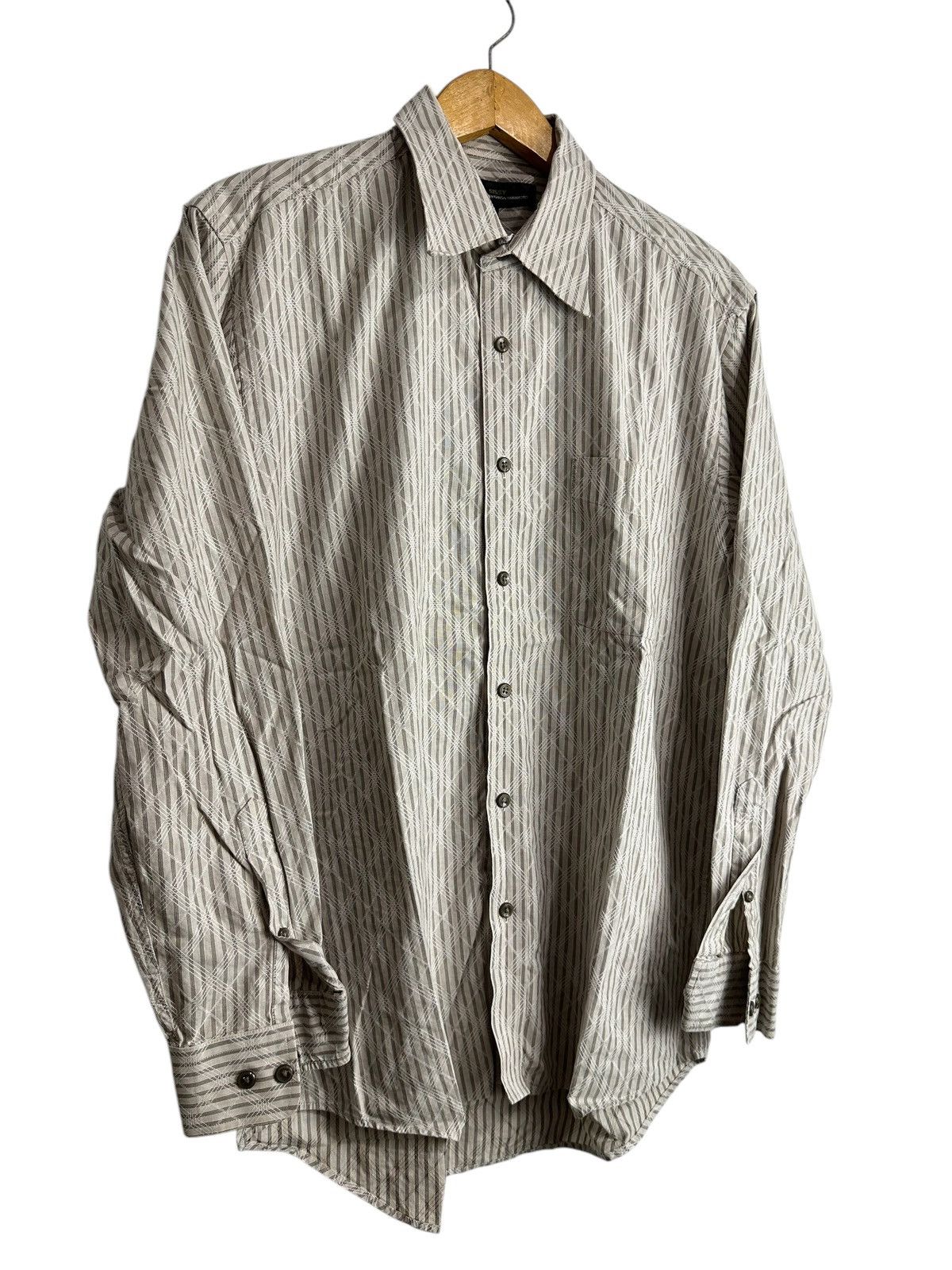 Kansai Yamamoto KANSAI YAMAMOTO SHIRT BUTTON WESTERN ISSEY YOHJI STYLE Size US L / EU 52-54 / 3 - 3 Thumbnail