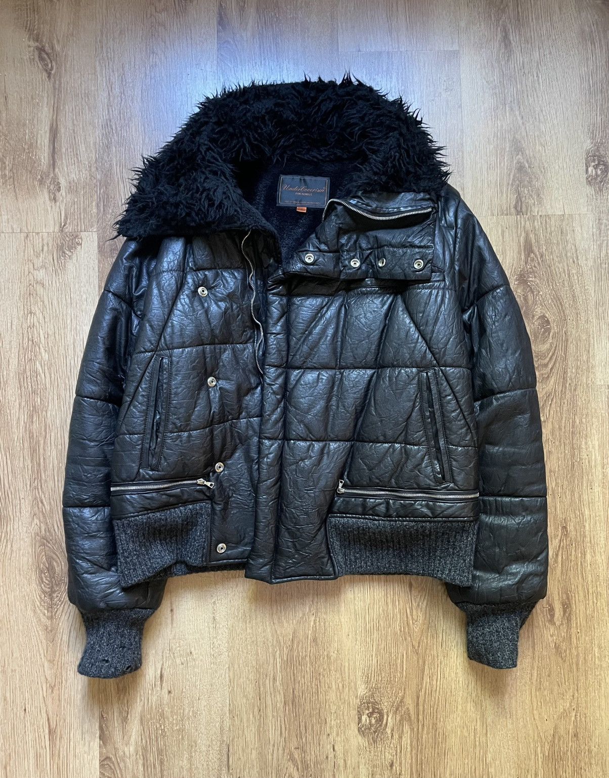 Undercover Undercover AW06 Guruguru Blistered Lamb Leather Jacket Size US M / EU 48-50 / 2 - 1 Thumbnail