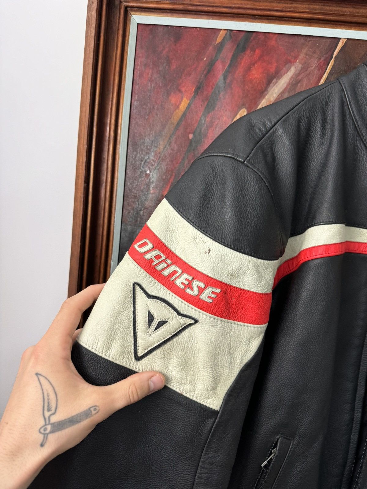 Dainese Vintage Dainese Leather Biker Moto Racing Jacket Streetwear Size US L / EU 52-54 / 3 - 7 Thumbnail