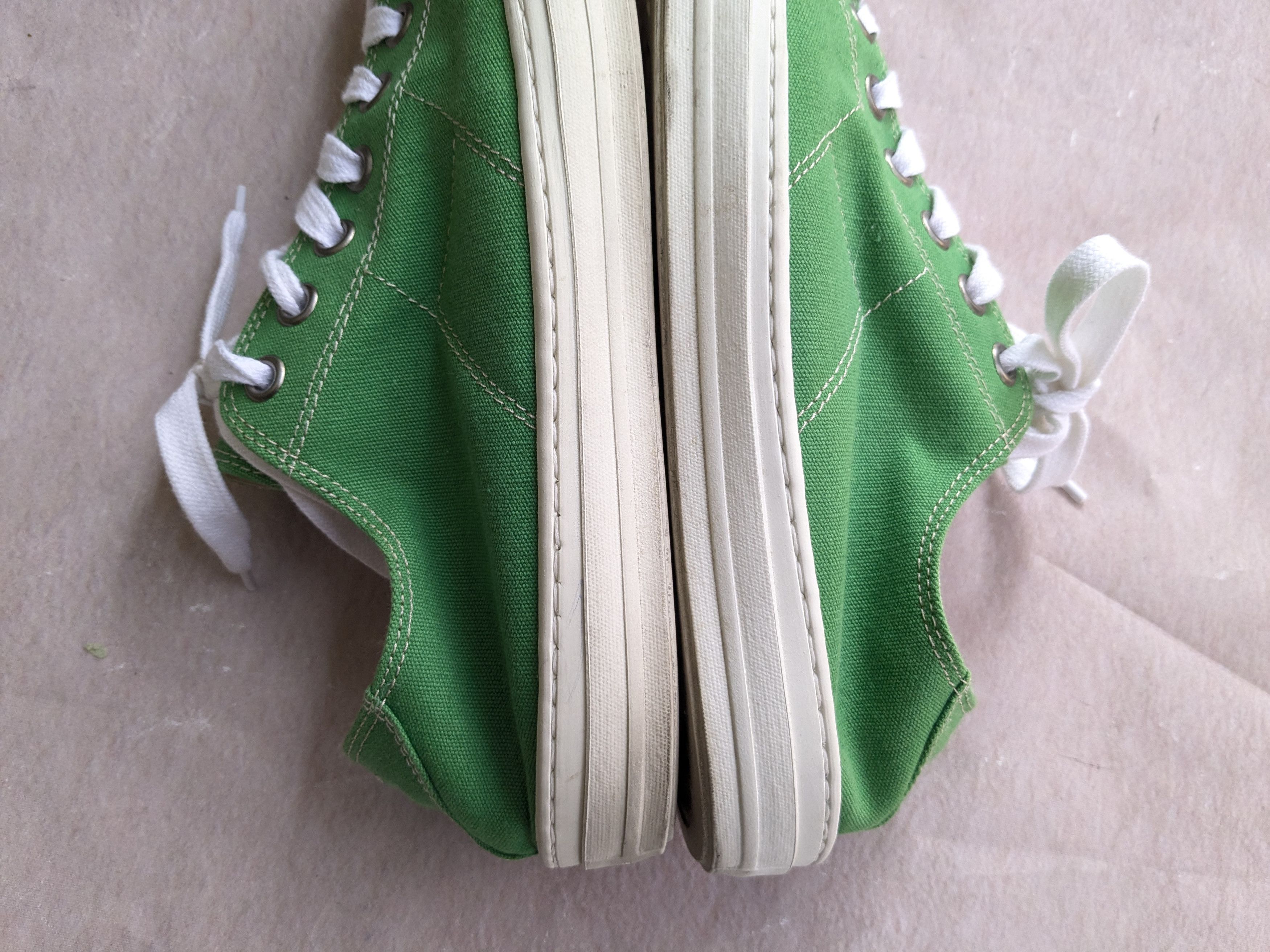 Maison Margiela Maison Margiela Stereotype Sneakers 11 44 Green White Canvas Size US 11 / EU 44 - 11 Thumbnail