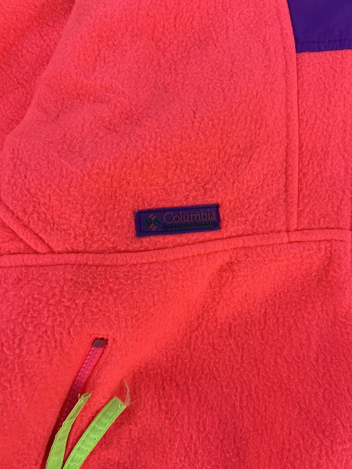 Columbia × Vintage Vintage Columbia Wizbang Colourful Fleece Jacket Size US L / EU 52-54 / 3 - 9 Thumbnail