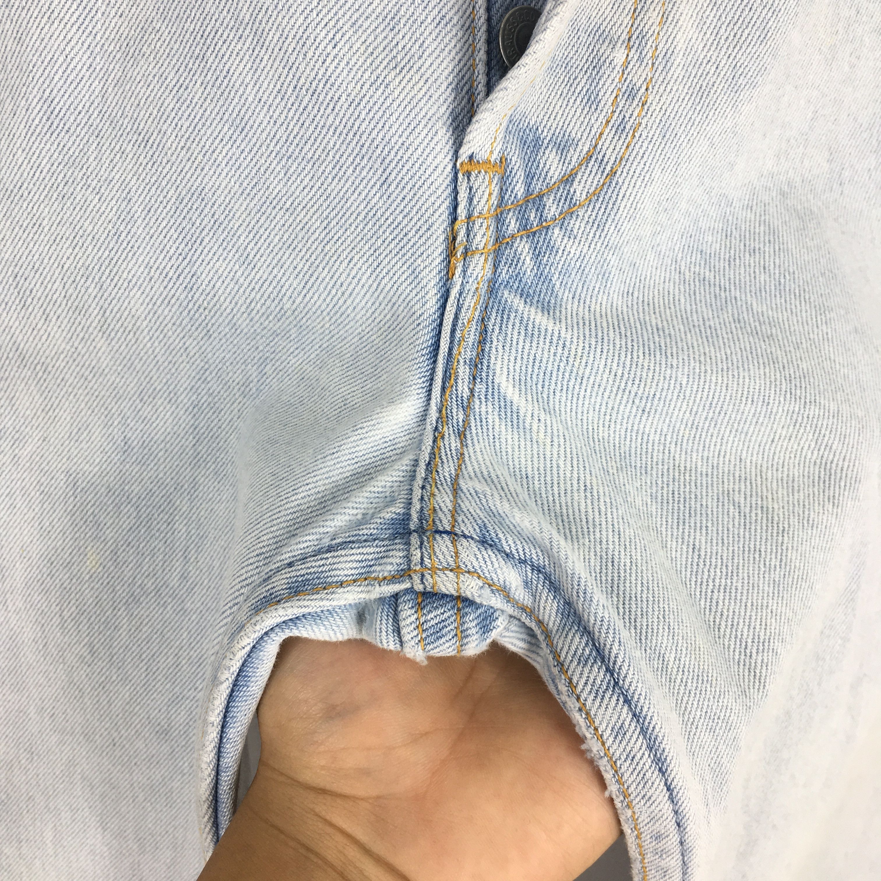 Levi's Size 29x31 Vintage 90s Levi's 501 Faded Blue Jeans S1787 Size US 29 - 7 Thumbnail