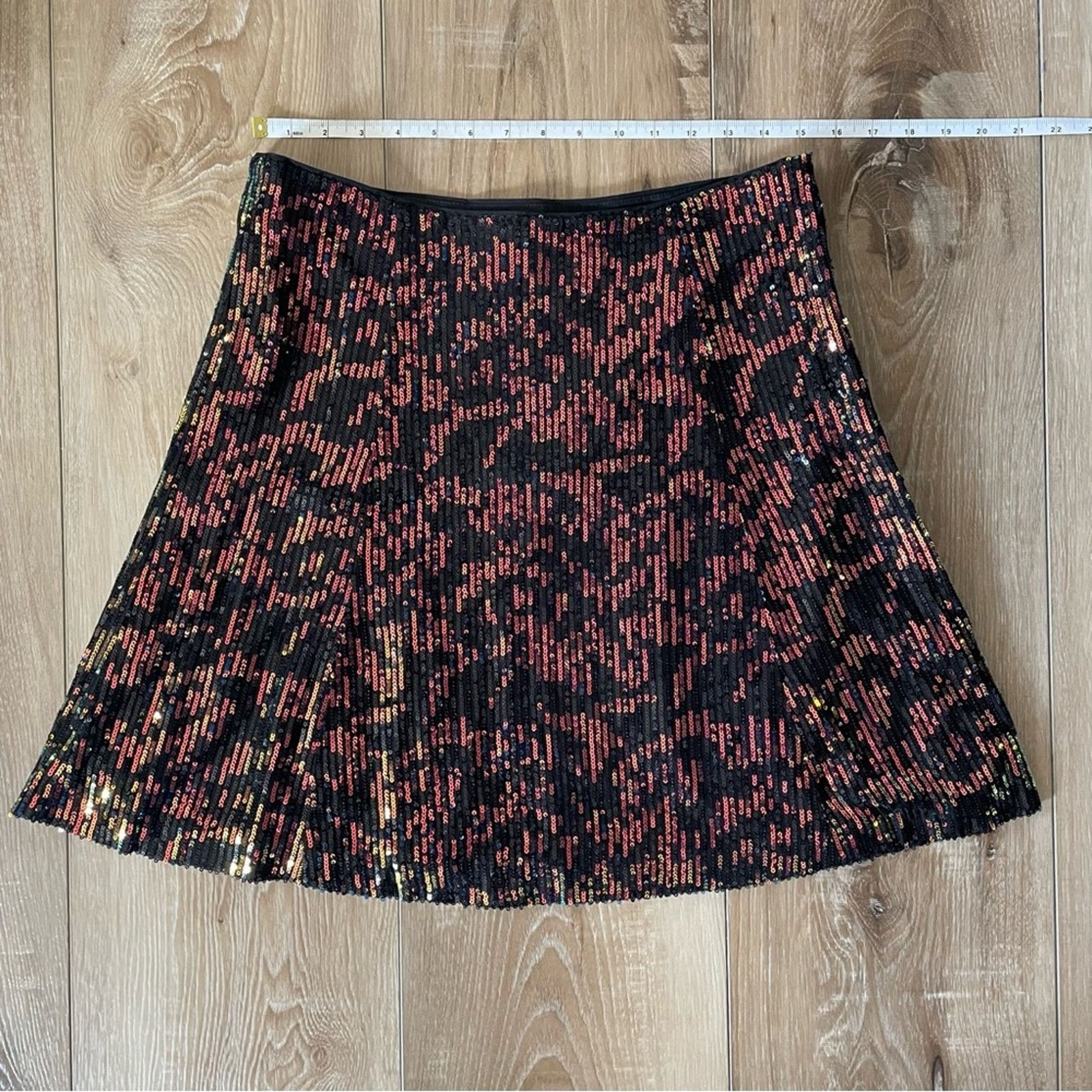 Loft Sequin Seamed Skirt 6 Size 28" / US 6 / IT 42 - 12 Thumbnail