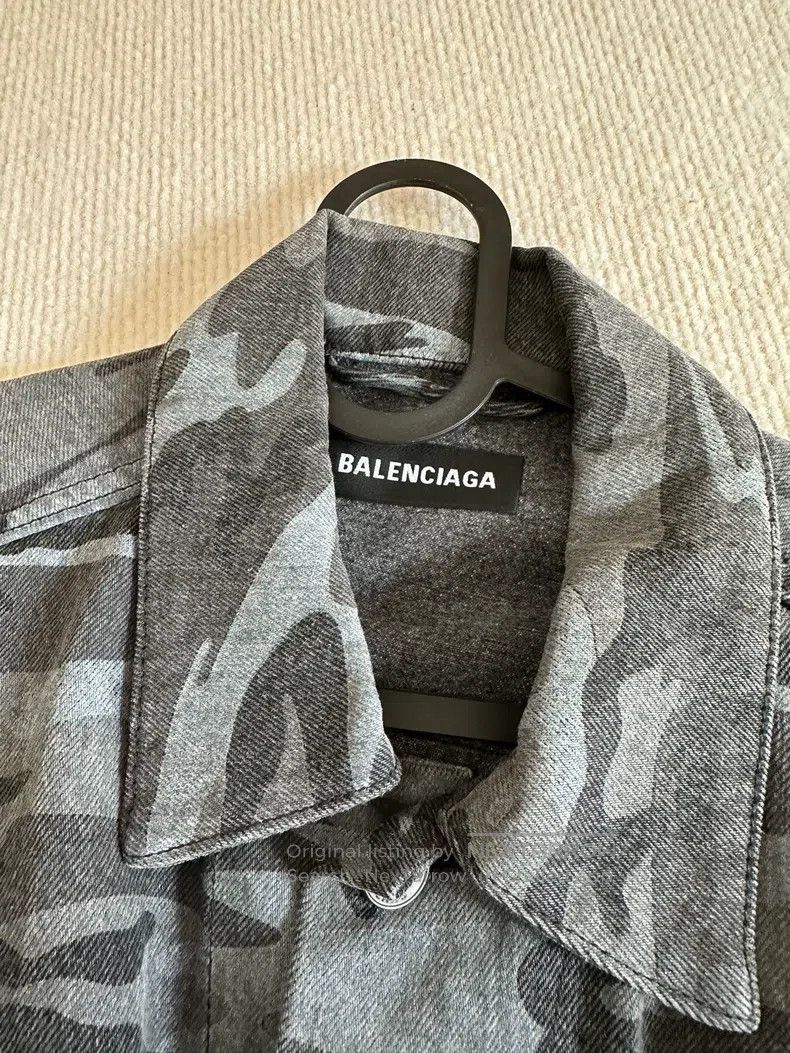 Balenciaga Balenciaga Short Camo Denim Jacket Size US M / EU 48-50 / 2 - 4 Thumbnail