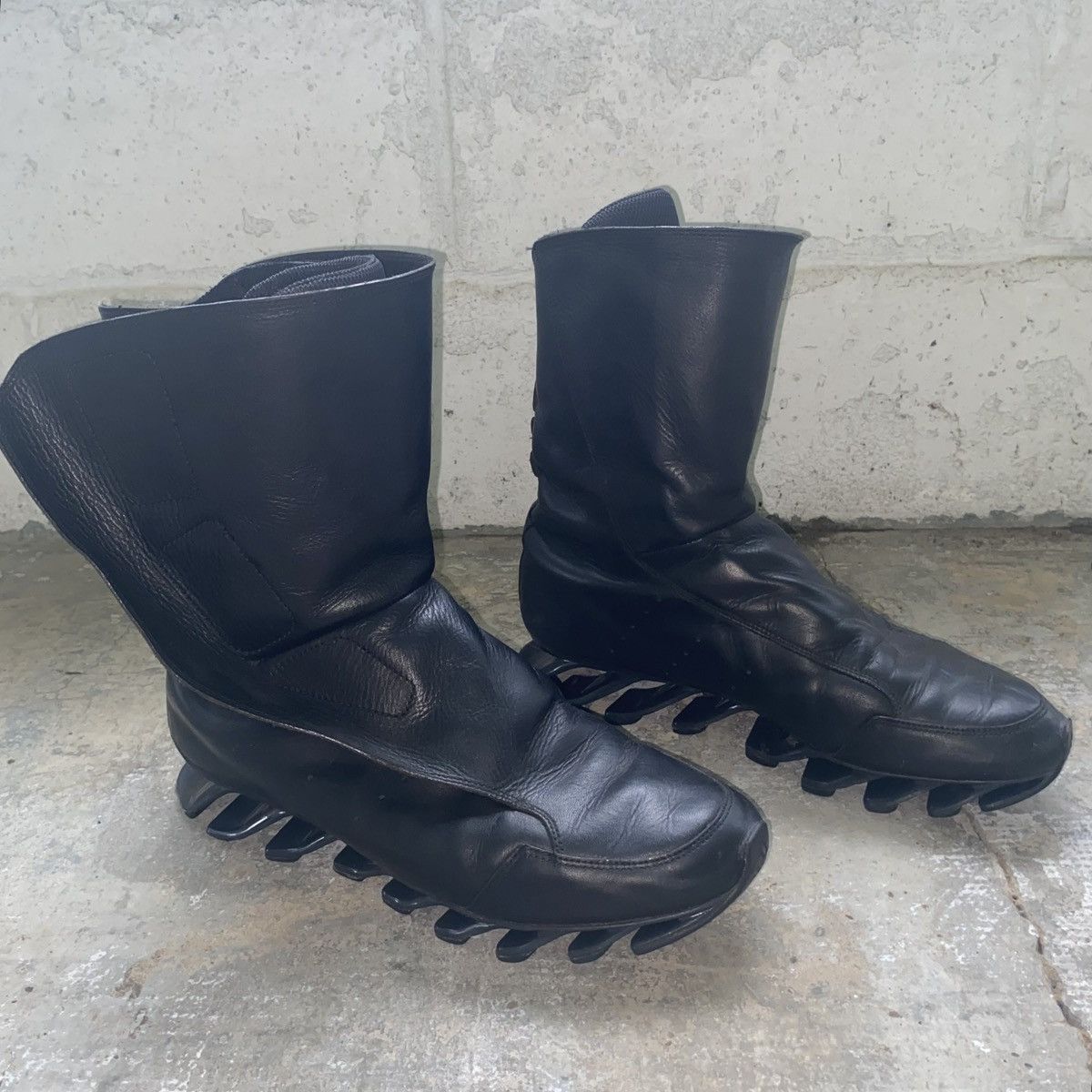Adidas × Rick Owens Rick Owens x Adidas Sping Blade High Top Size US 11.5 / EU 44-45 - 1 Thumbnail