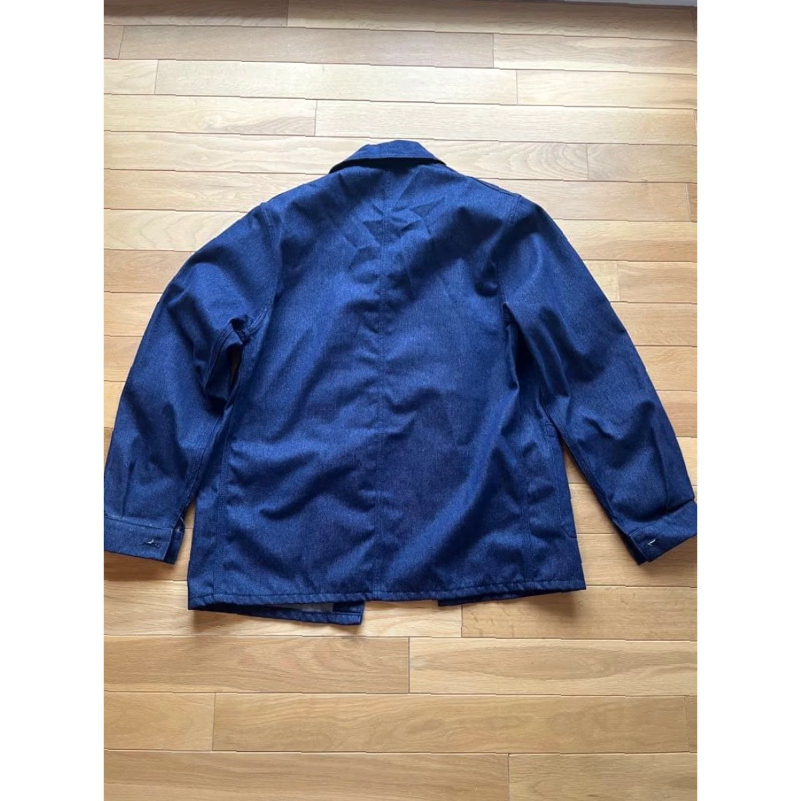 Denime Le Laboureur Denim Coverall Jacket French Workwear Size L Chore Jacket Denim Blue Tactics 90s Mens Size US 33 - 2 Thumbnail