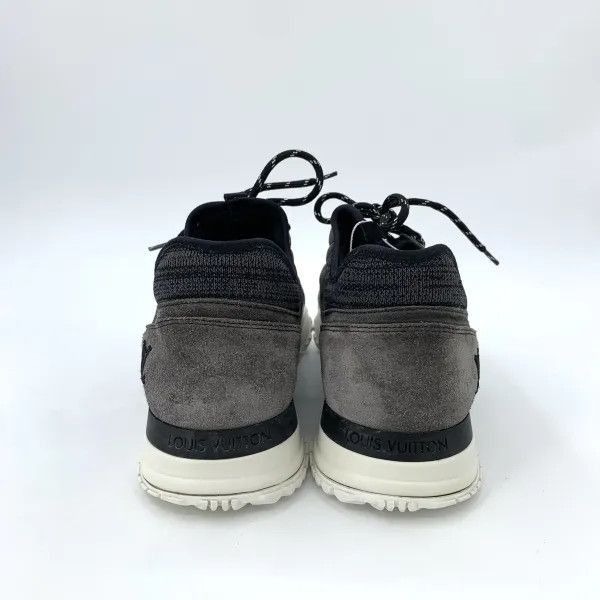 Louis Vuitton Louis Vuitton Black Leather Mixed Sports Sneakers -2508 Size US 8.5 / EU 41-42 - 4 Thumbnail