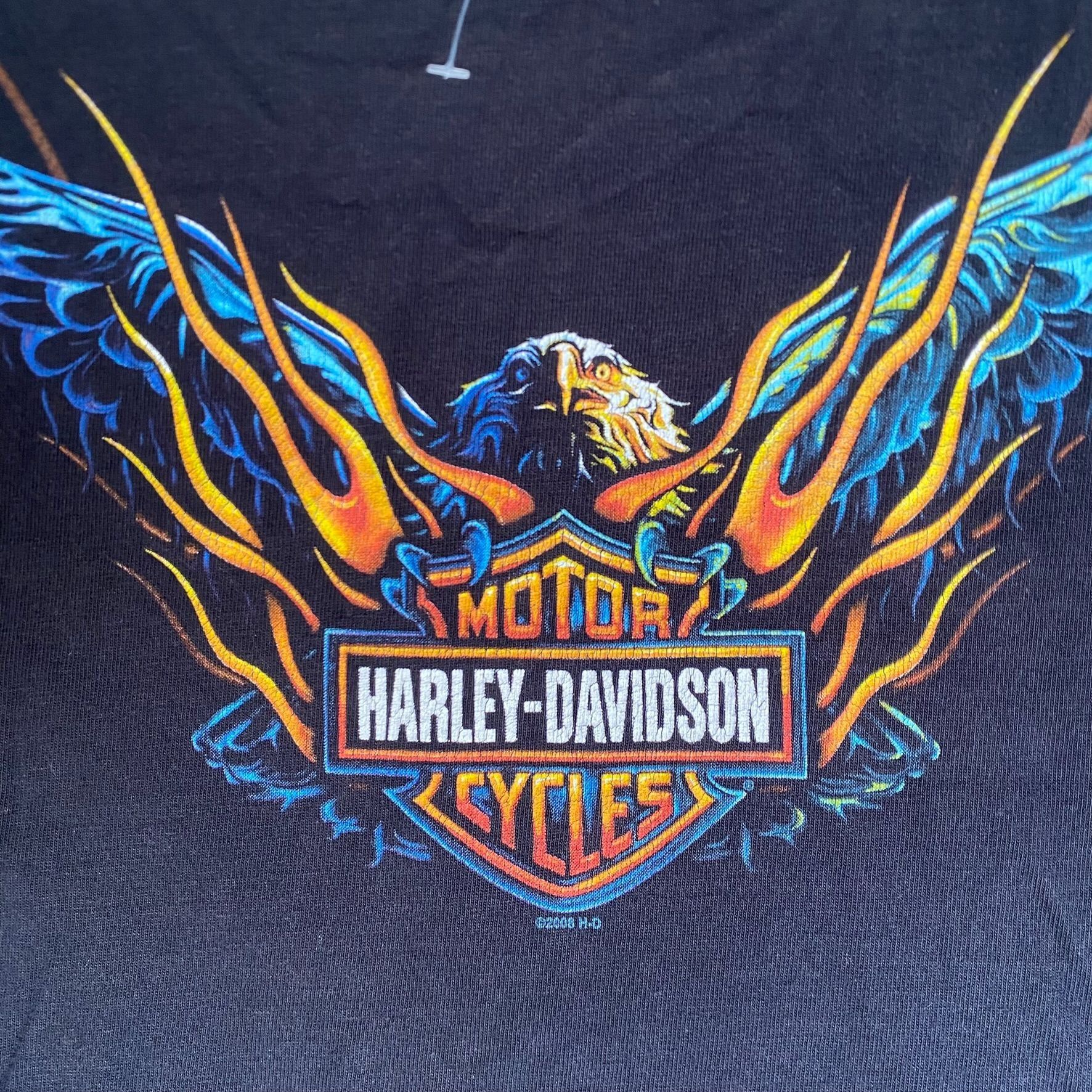 Harley Davidson Vintage Y2K Harley Davidson Shirt Biker Motorcycle Logo Tee Size US XL / EU 56 / 4 - 3 Thumbnail