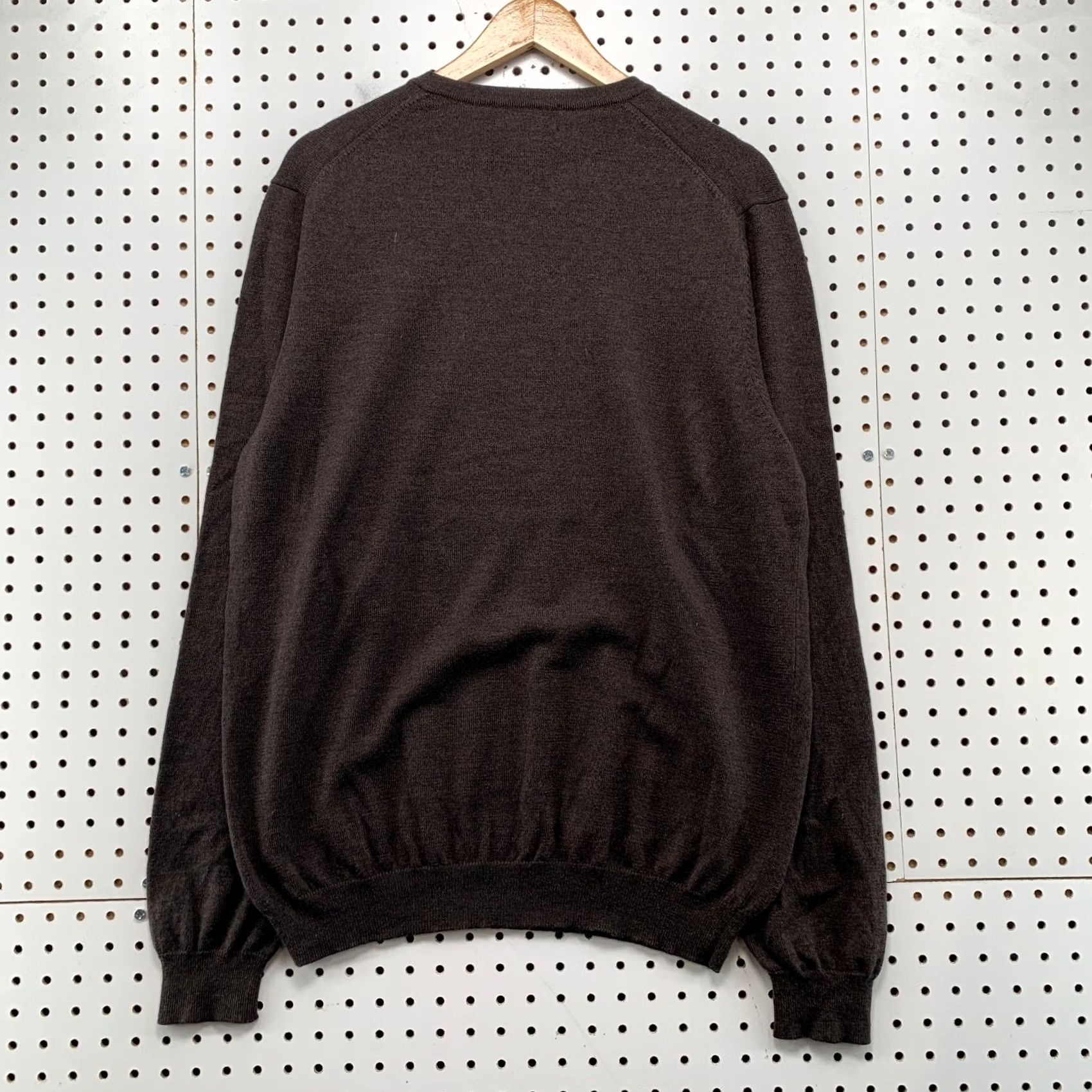 Brooks Brothers Brooks Brothers Merino Wool Sweater Mens XL Brown V-Neck Lightweight Stretch Pullover Regular Knit Wool Mens XL Brown V-Neck Sweater Size US XL / EU 56 / 4 - 2 Thumbnail