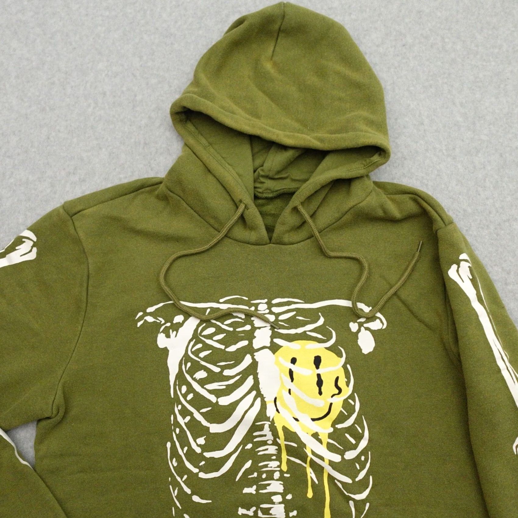 Olive THE WEEKND x NAV Good Intentions Adult Hoodie XL Olive Green NAV Brown Solid Pullover Sweater Measurements Provided in Pictures Mens Size US XL / EU 56 / 4 - 7 Thumbnail