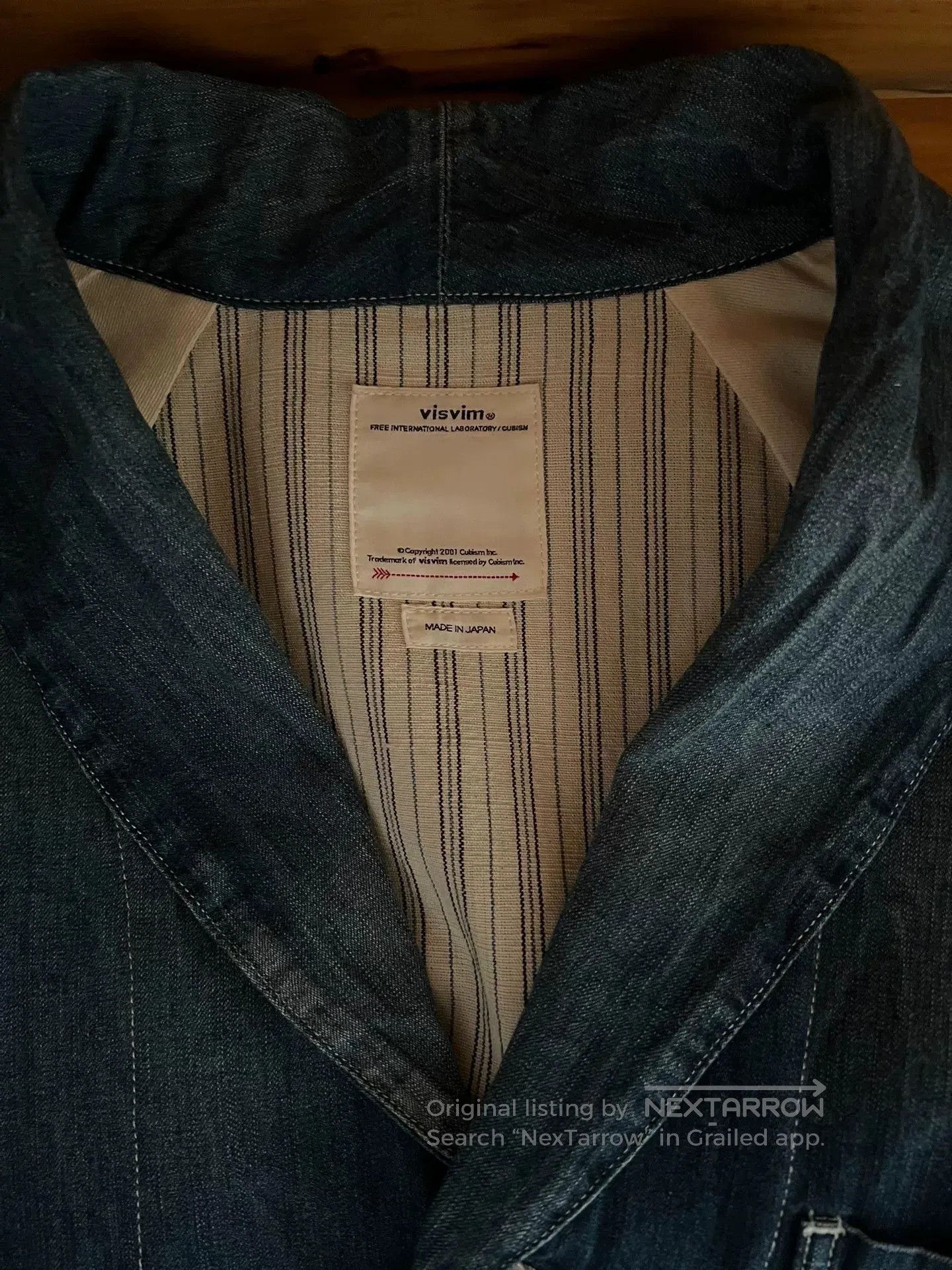Visvim visvim four corners coat in blue denim. Size US M / EU 48-50 / 2 - 9 Thumbnail