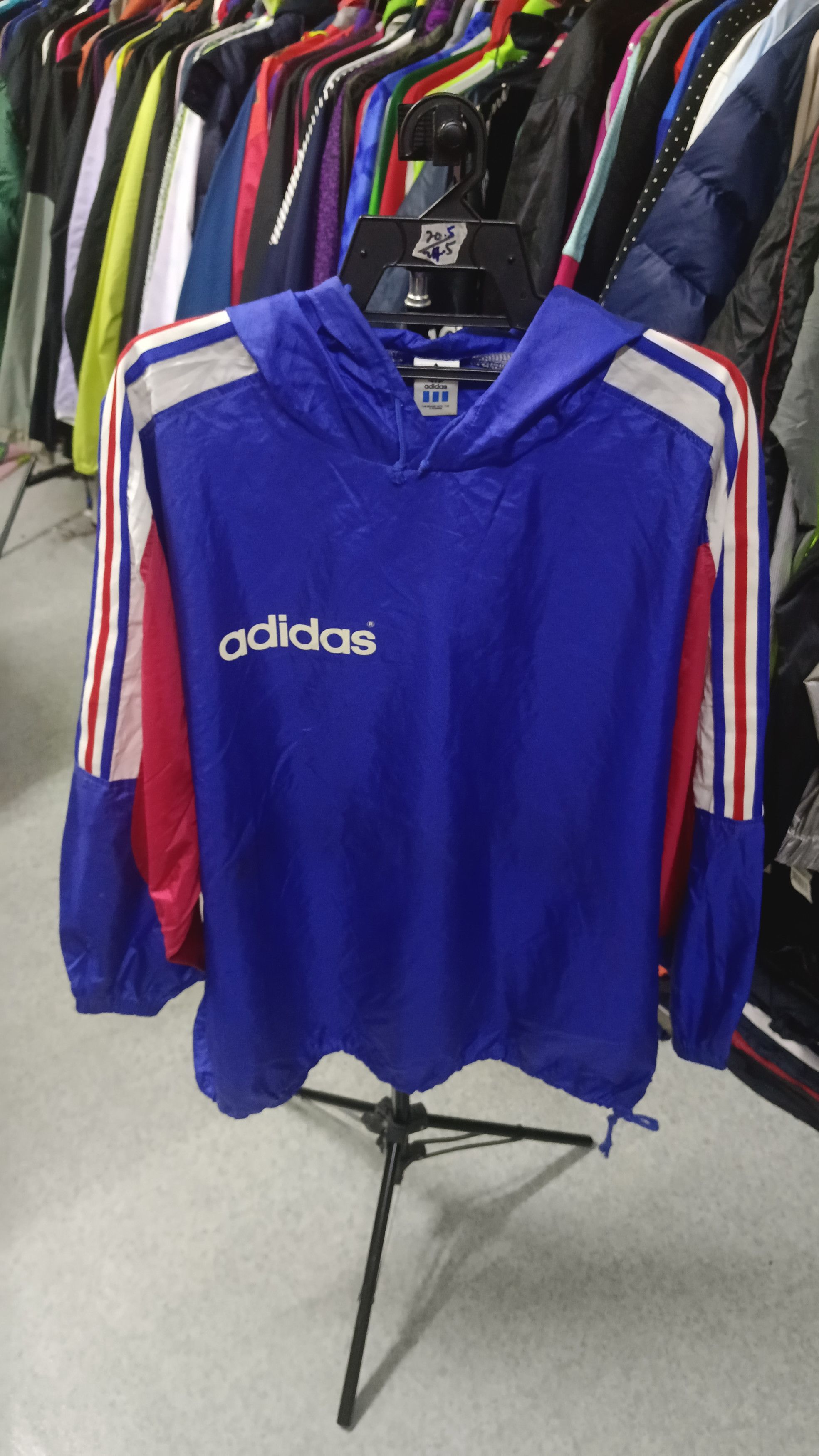 Adidas × Vintage Vintage Adidas x Descente Distressed Windbreaker Size US XL / EU 56 / 4 - 1 Thumbnail