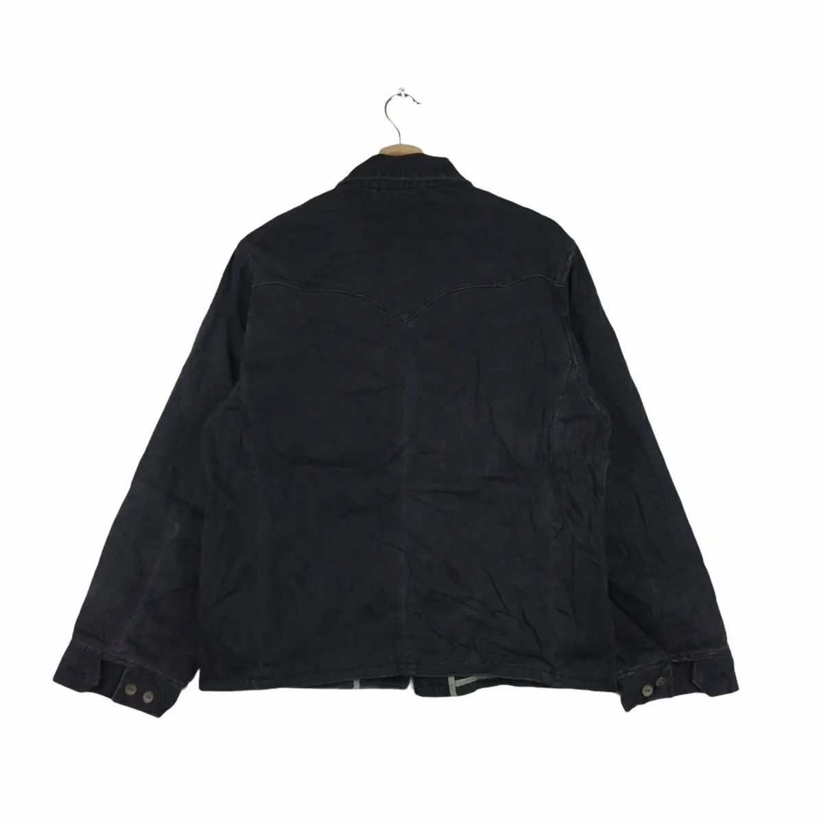 Designer × Japanese Brand Vtg BARTACK JAPAN DESIGNER Denim Jeans Jacket Parka Trench Size US M / EU 48-50 / 2 - 2 Thumbnail