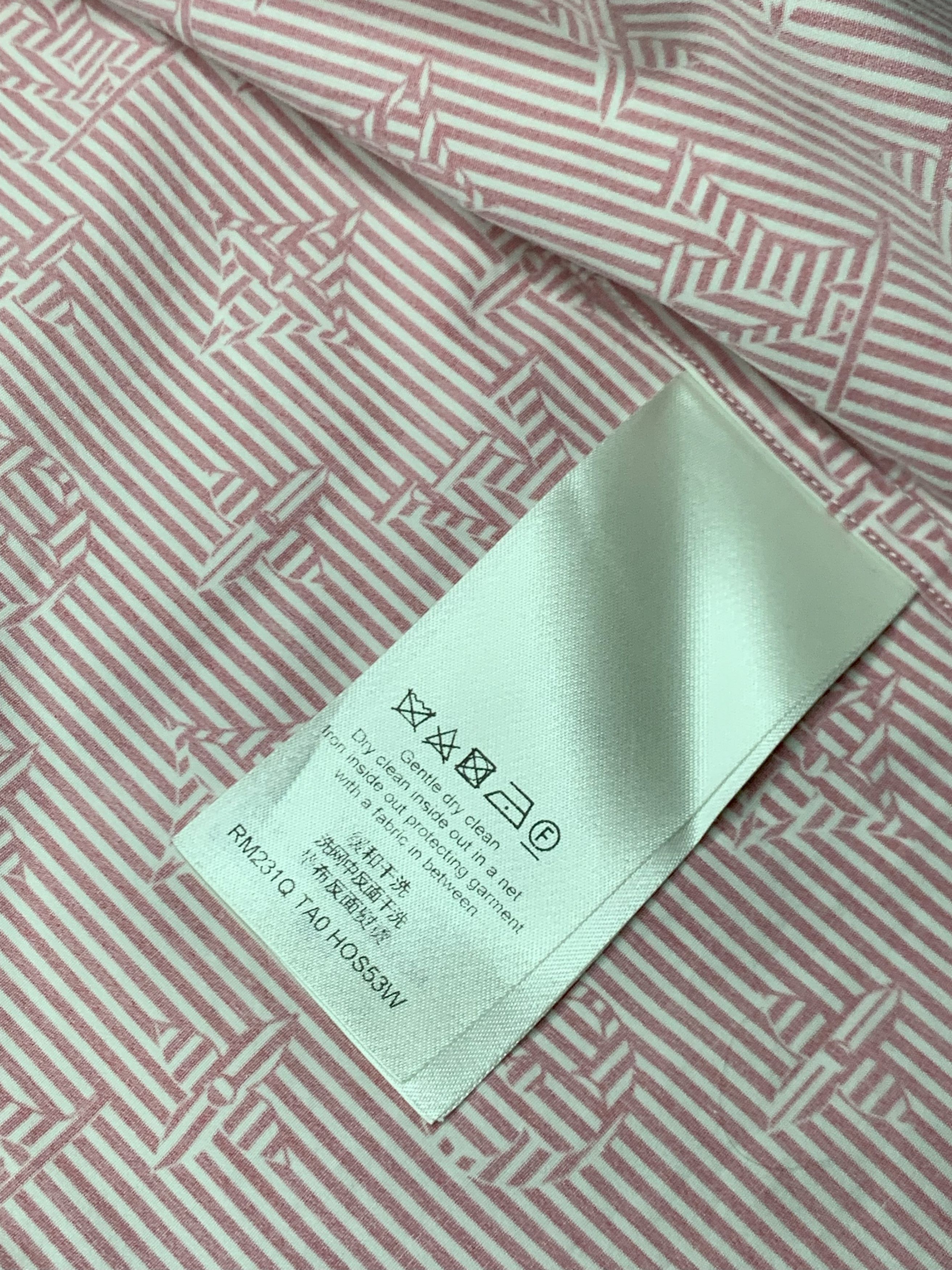 Louis Vuitton LV Signature Stripe Monogram Shirt (M) Size US M / EU 48-50 / 2 - 4 Thumbnail