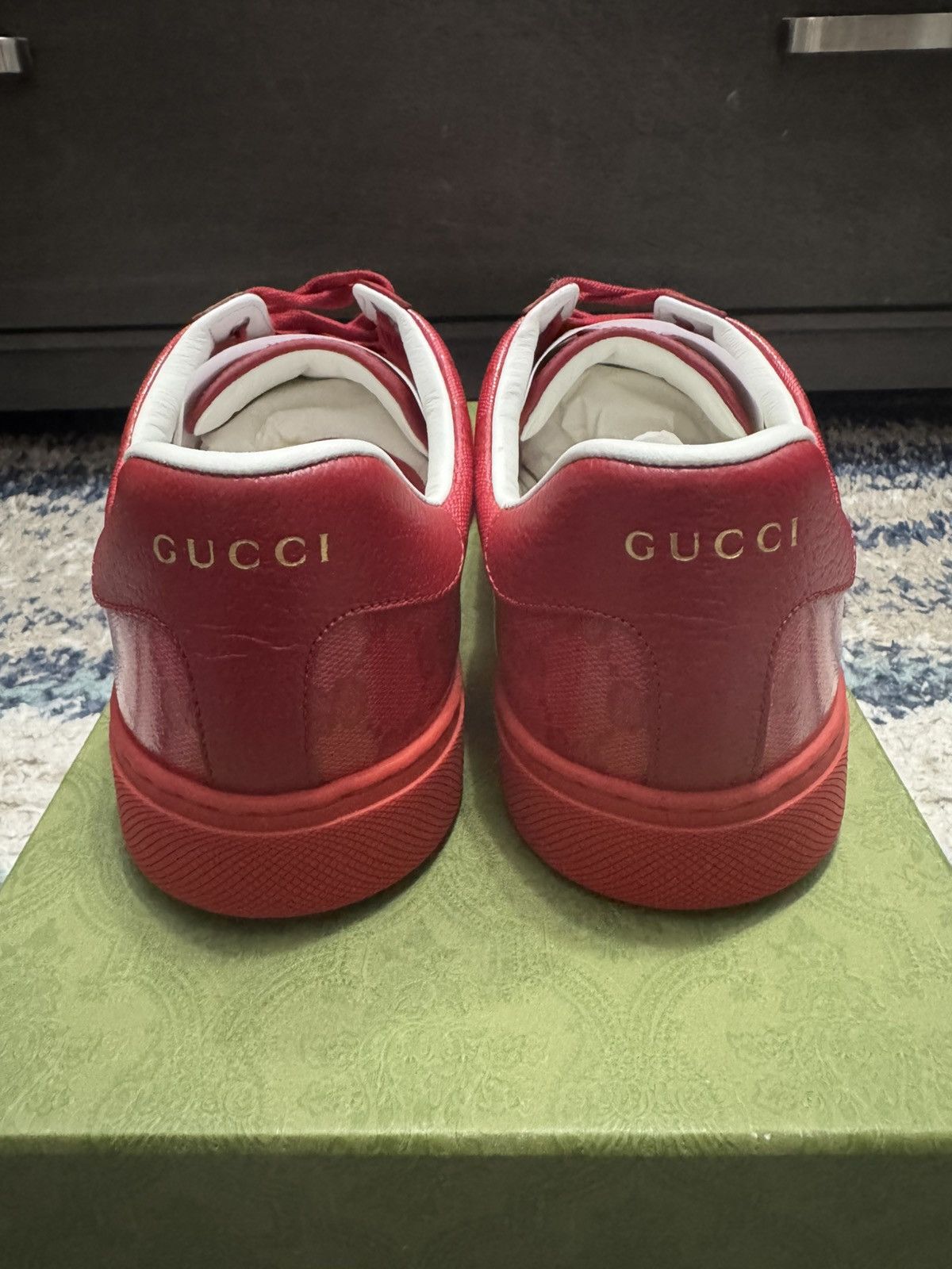 Gucci Gucci Ace GG Crystal Canvas Sneakers Size US 9 / EU 42 - 3 Thumbnail