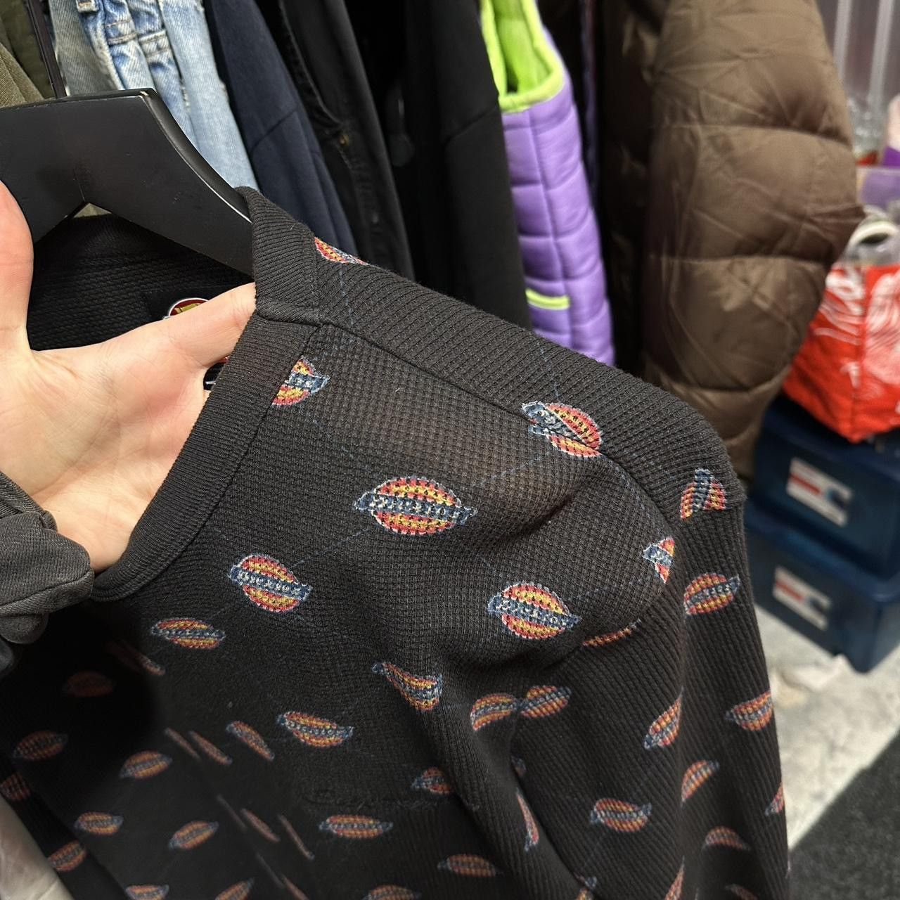 Dickies × Supreme Supreme x Dickies Black Longsleeve Thermal Waffle Logo Shirt Size US S / EU 44-46 / 1 - 3 Thumbnail