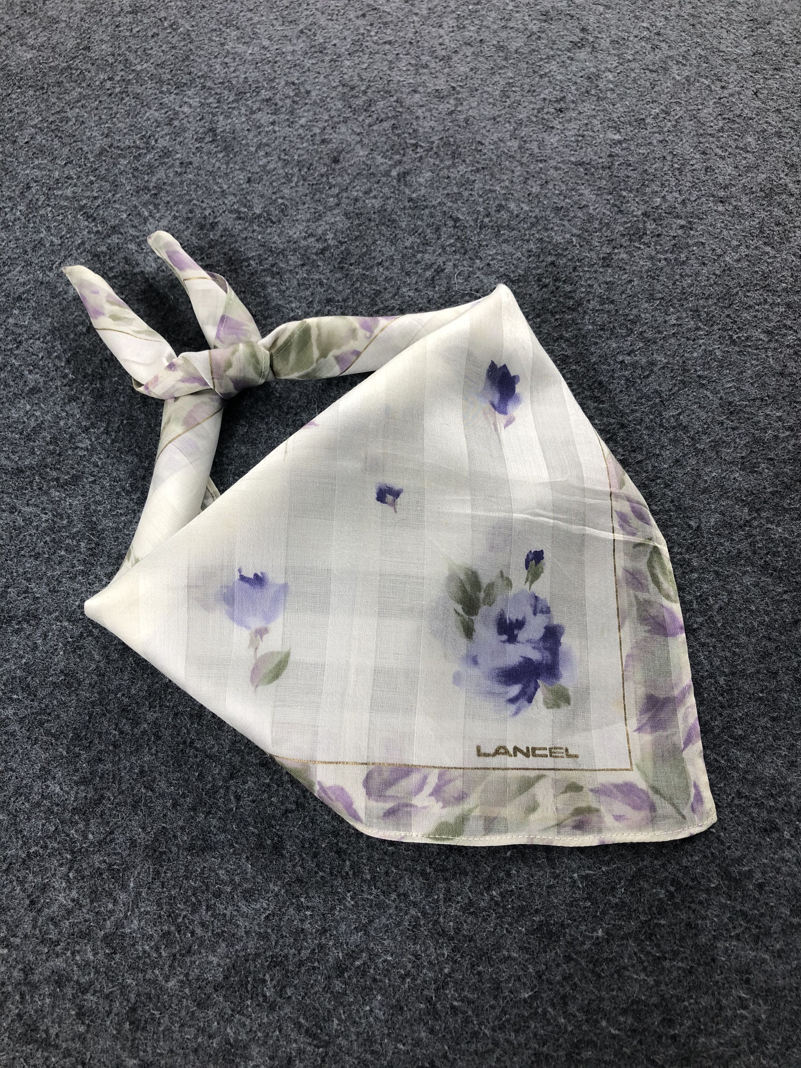 Lancel × Vintage Lancel Handkerchief / Bandana / Neckerchief Size ONE SIZE - 1 Thumbnail