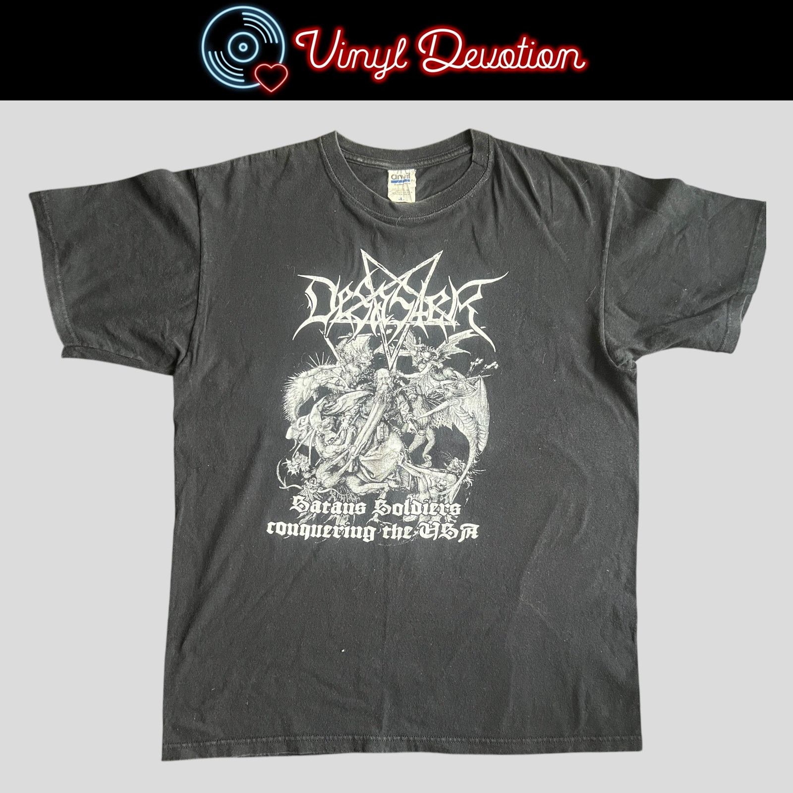Band Tees Desaster Band 2011 USA Tour T-Shirt Size L Size US L / EU 52-54 / 3 - 1 Thumbnail