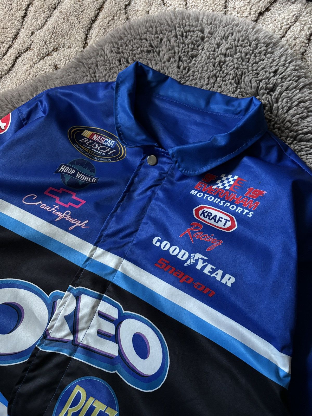 Formula 1 × NASCAR Nascar Oreo Vintage Formula 1 Racing Blue Jacket Size US M / EU 48-50 / 2 - 6 Thumbnail