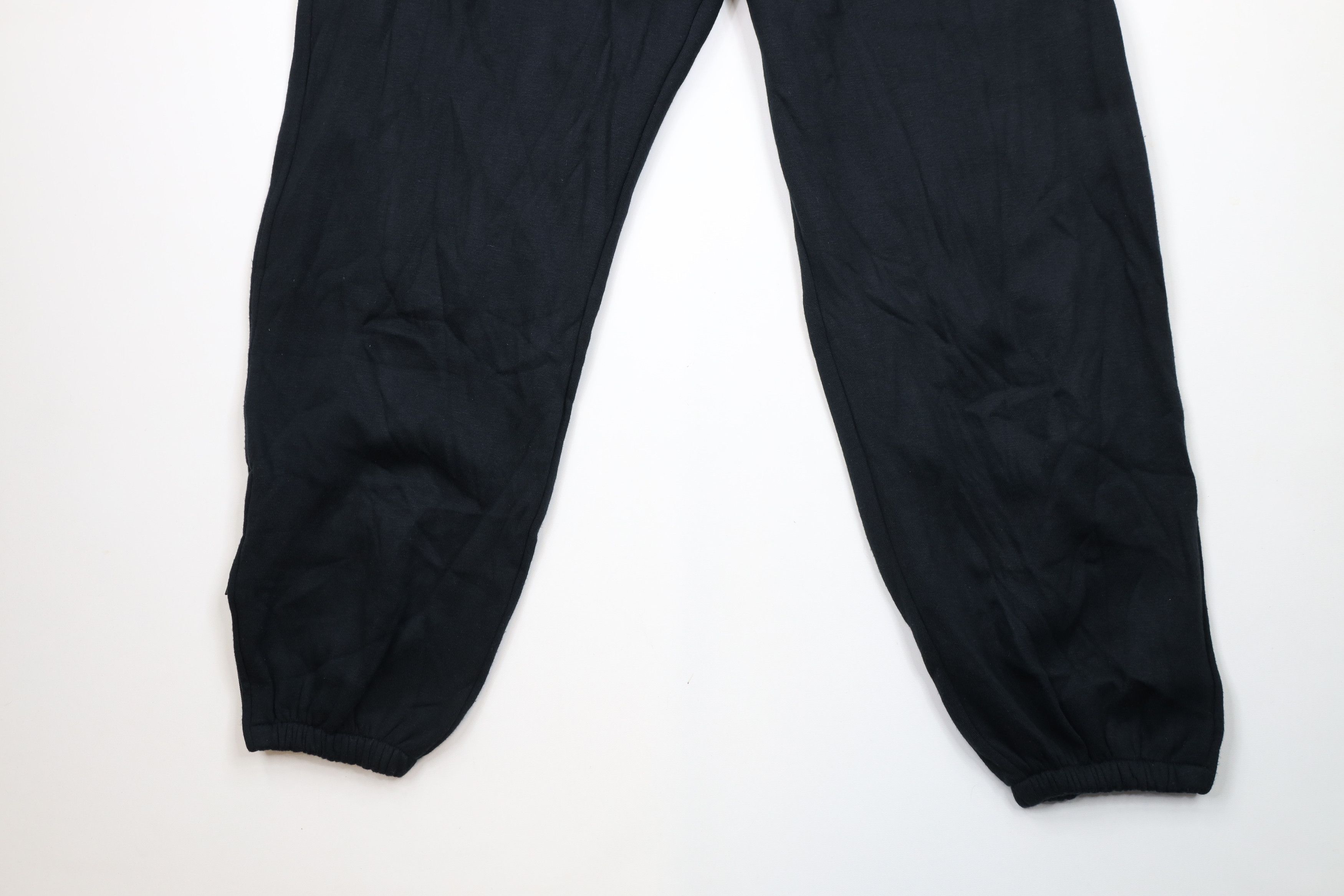 Vintage Vintage 90s Streetwear Heavyweight Sweatpants Joggers Black Size US 38 / EU 54 - 4 Thumbnail