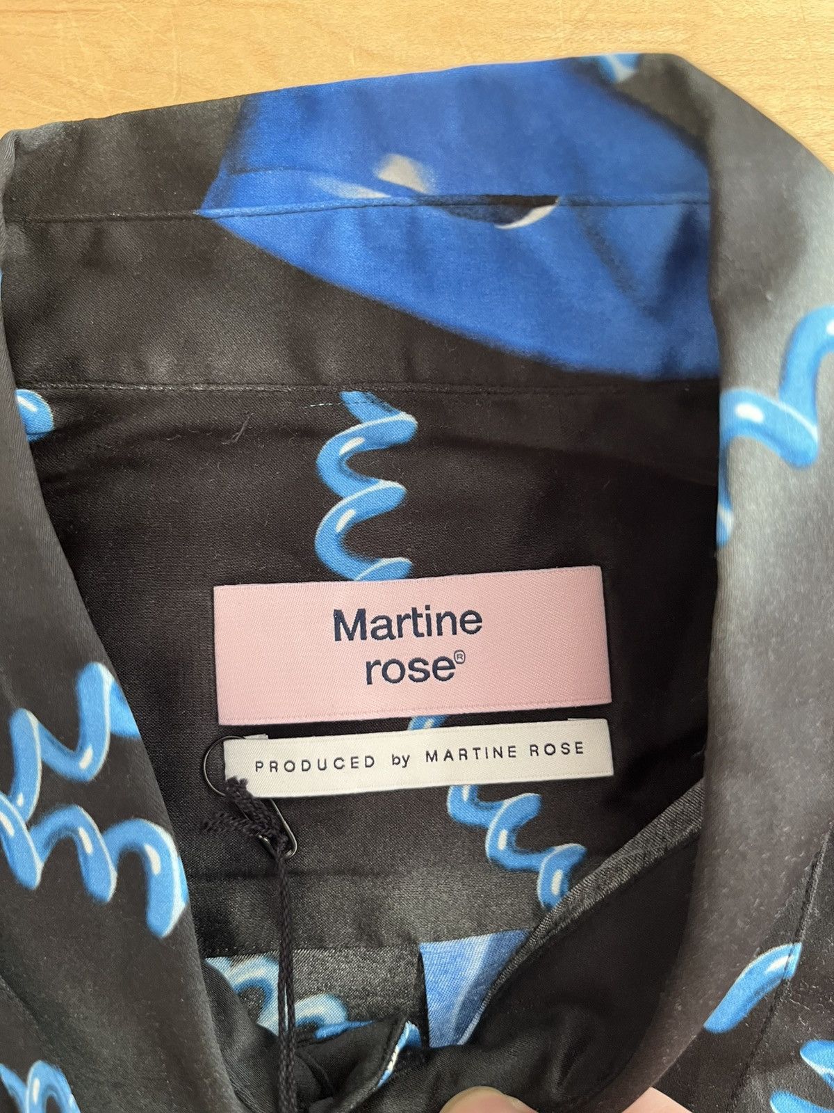 Martine Rose NWT - Martine Rose SS22 Telephone Satin Shirt Size US M / EU 48-50 / 2 - 3 Thumbnail