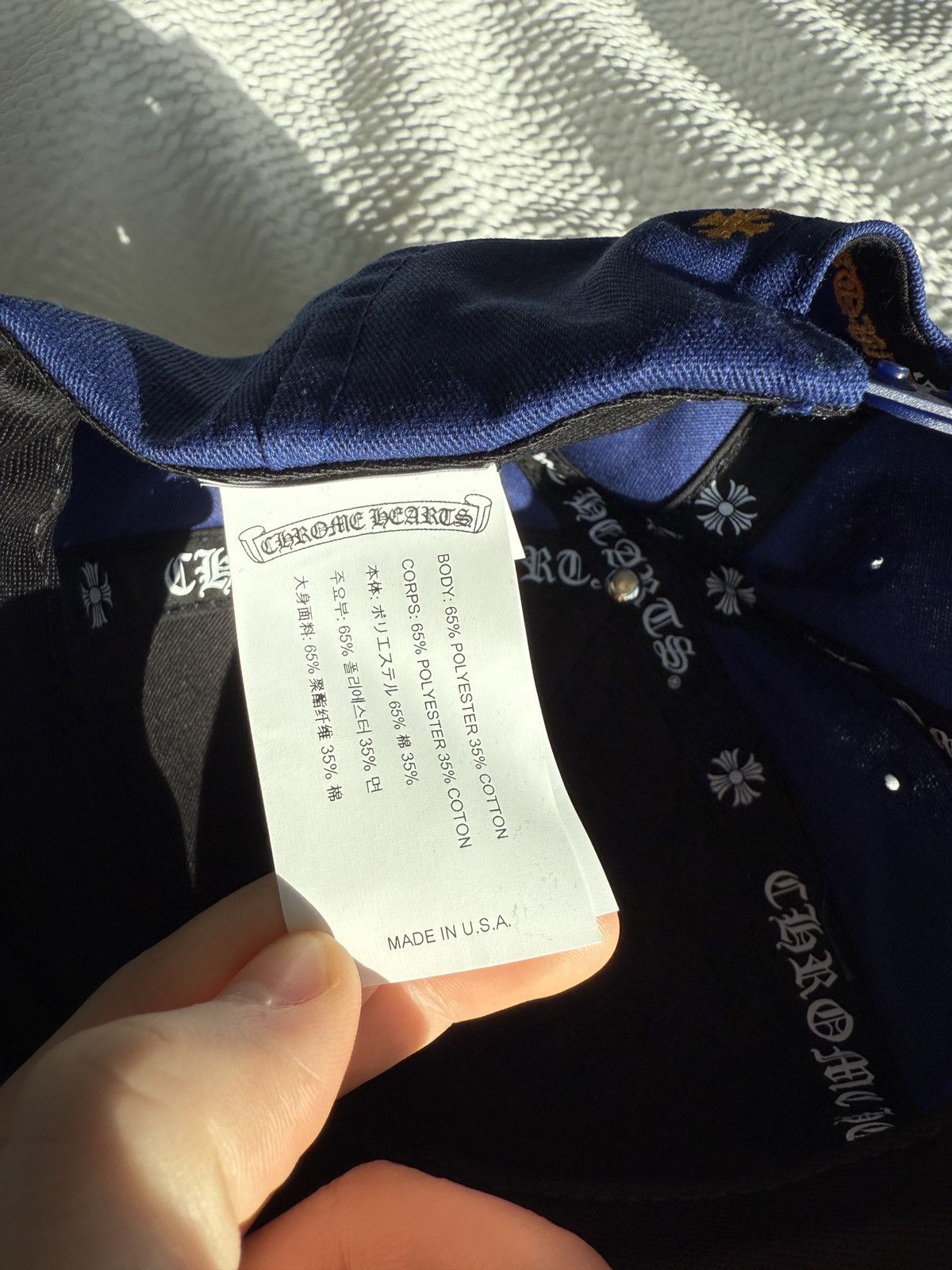 Chrome Hearts Chrome Hearts Blue Baseball Cap Size ONE SIZE - 8 Thumbnail