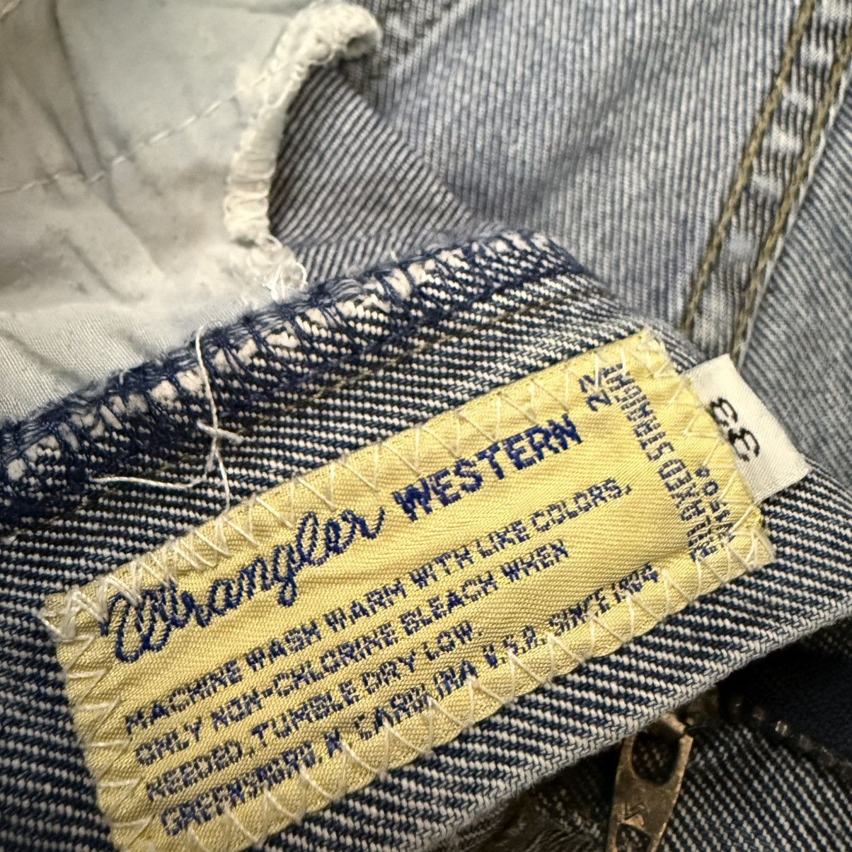 Wrangler Vintage Western Relaxed Straight Denim Jeans Size US 33 - 12 Thumbnail