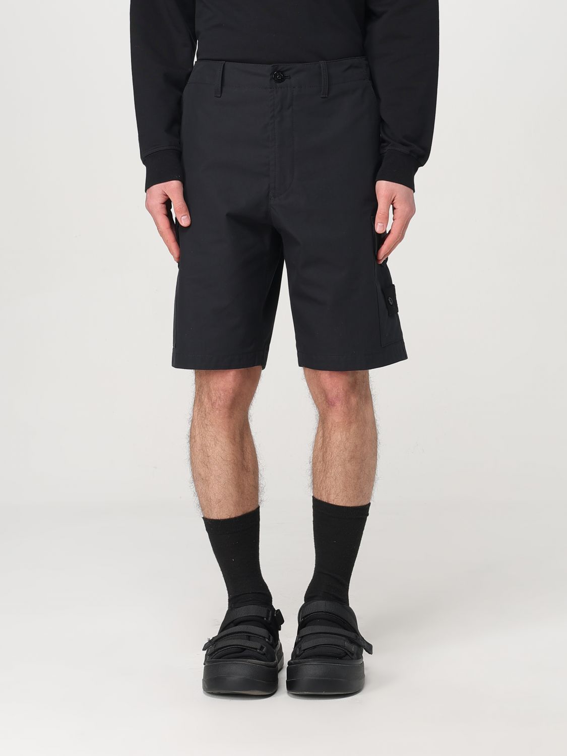 Stone Island Stone Island Short Men Black Size US 29 - 1 Thumbnail