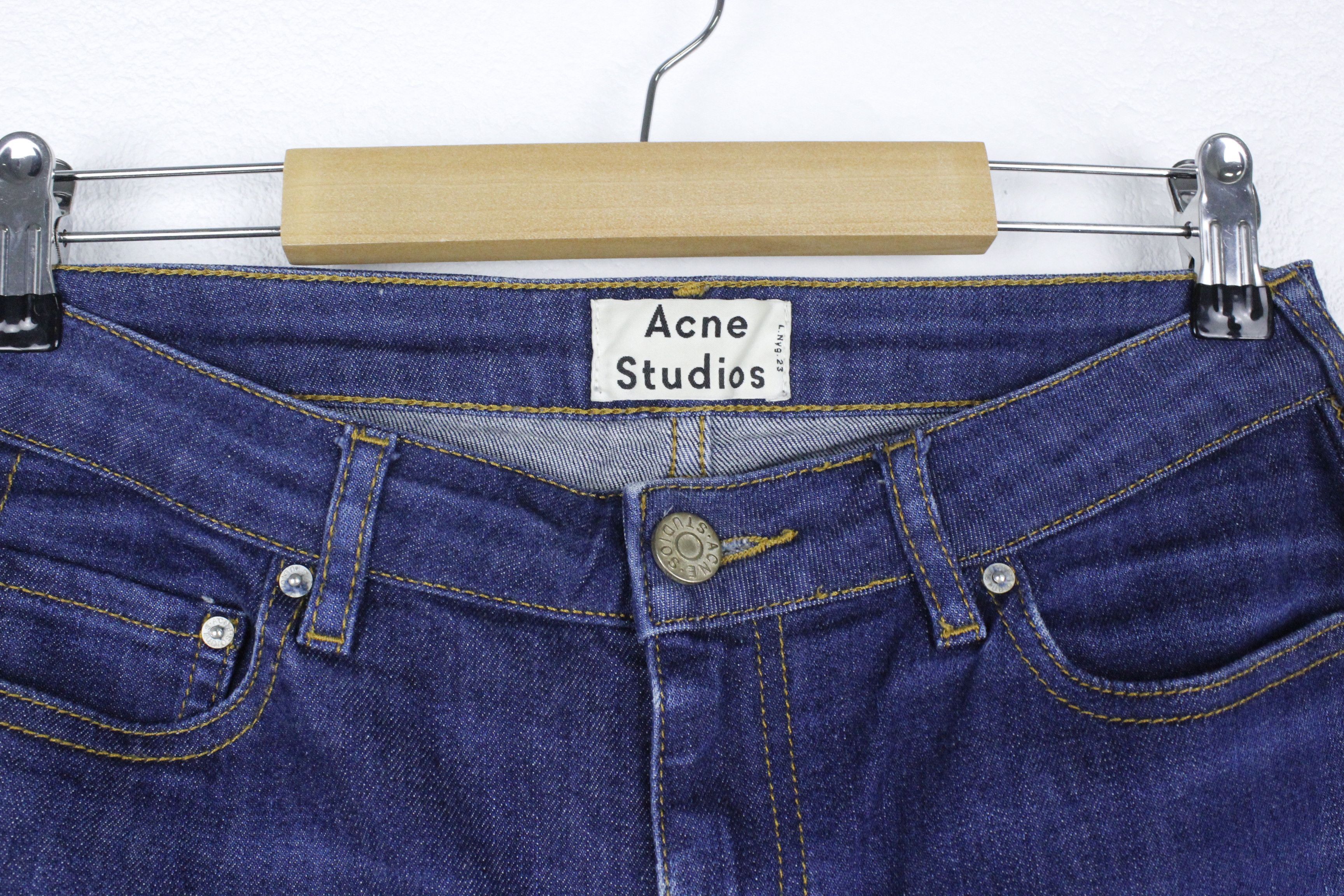 Acne Studios Acne Studios Skin 5 Raw Reform Denim Jeans Pants Size 29" - 3 Thumbnail