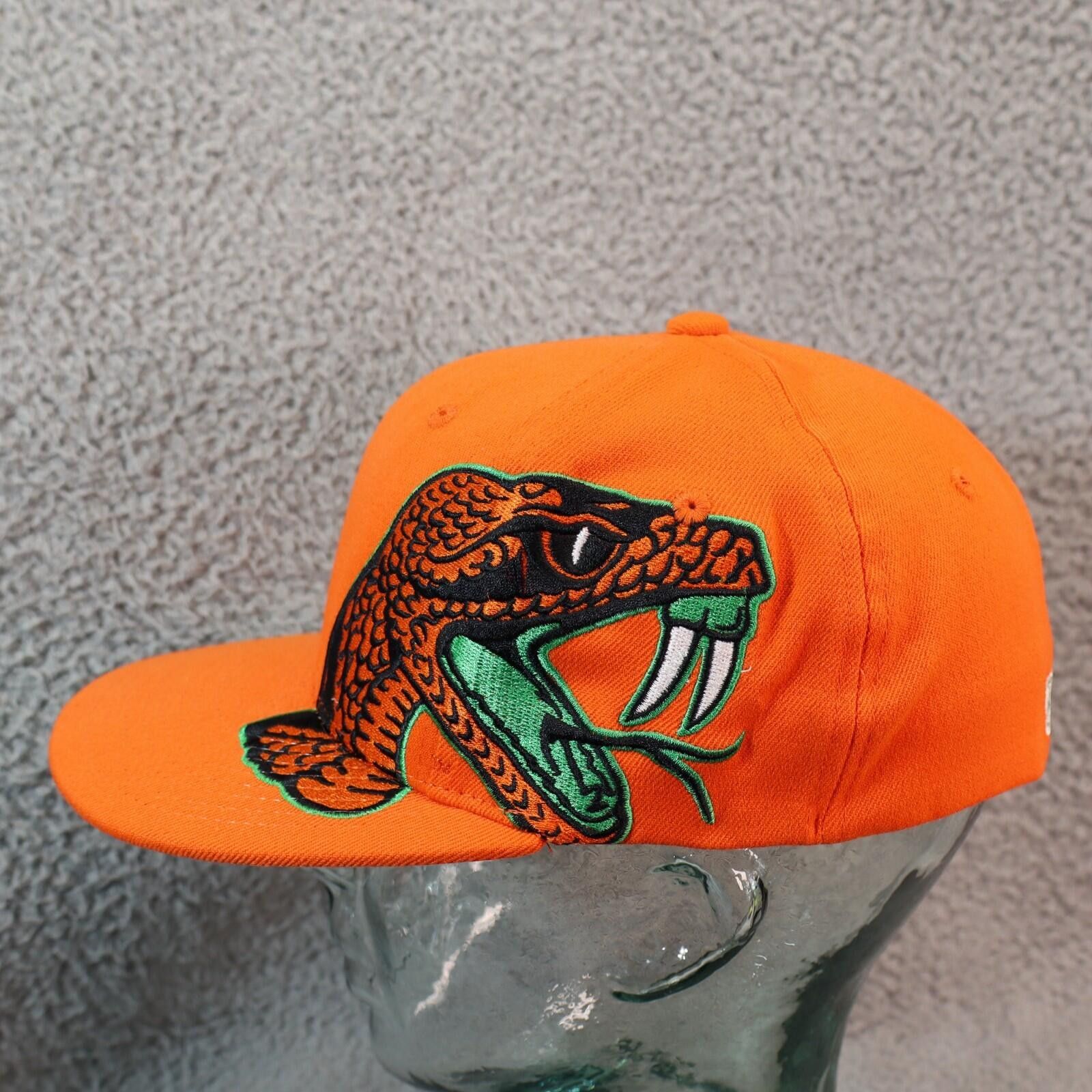 Zephyr Vtg Florida A&M University Hat Cap Snapback M/L Rattler Rare Size ONE SIZE - 2 Thumbnail