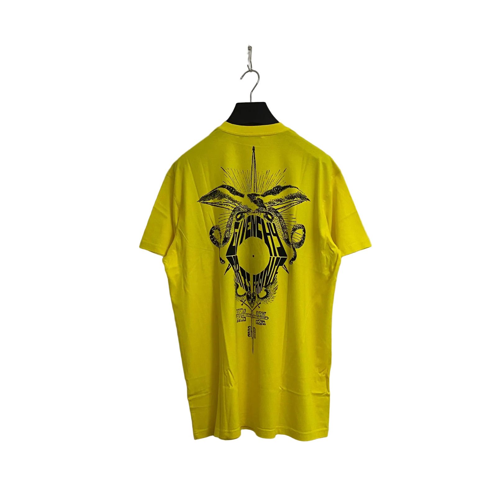 Givenchy Yellow Eagle Logo Oversized T-Shirt Size US M / EU 48-50 / 2 - 1 Thumbnail